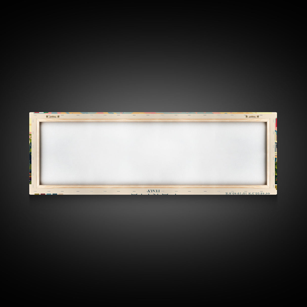 Parma Italy Wall Art, Panoramic Travel Poster, Panoramic Framed Canvas Print, City Wall Art, Wall Hanging Home Decor, Travel Art