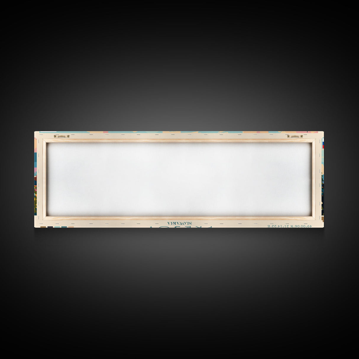 Prešov Slovakia Wall Art, Panoramic Travel Poster, Panoramic Framed Canvas Print, City Wall Art, Wall Hanging Home Decor, Travel Art