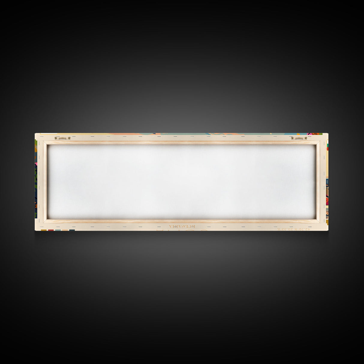 Sofia Bulgaria Wall Art, Panoramic Travel Poster, Panoramic Framed Canvas Print, City Wall Art, Wall Hanging Home Decor, Travel Art