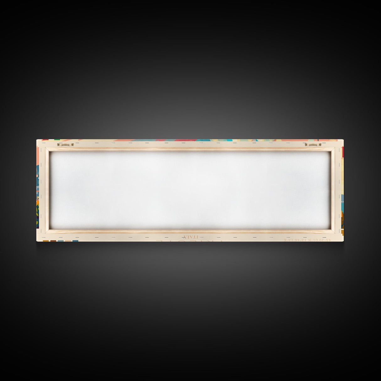 Trieste Italy Panoramic Travel Poster, Framed Canvas Print or Metal Wall Art, Travel Art, Home Decor, Panoramic Painting, Midcentury Art