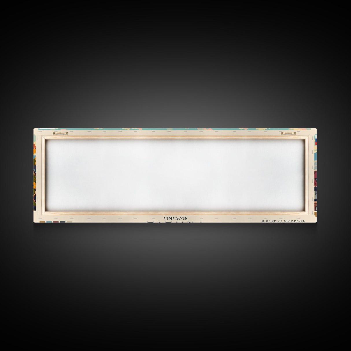 Trnava Slovakia Wall Art, Panoramic Travel Poster, Panoramic Framed Canvas Print, City Wall Art, Wall Hanging Home Decor, Travel Art