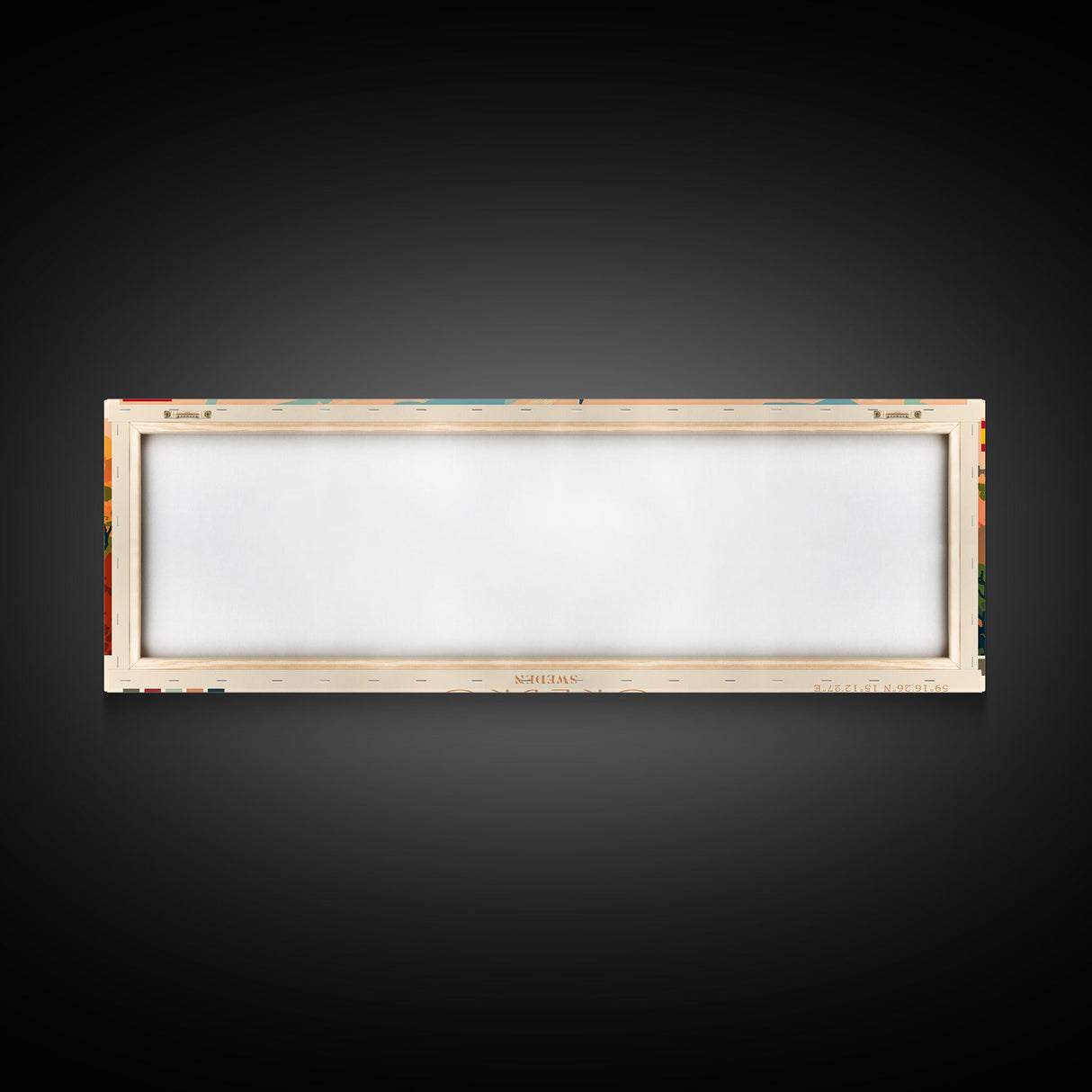 Orebro Sweden Travel Art, City Art, Framed Canvas Print or Metal Wall Art, Europe Travel Poster, Panoramic Wall Art, Extra Wide Wall Art