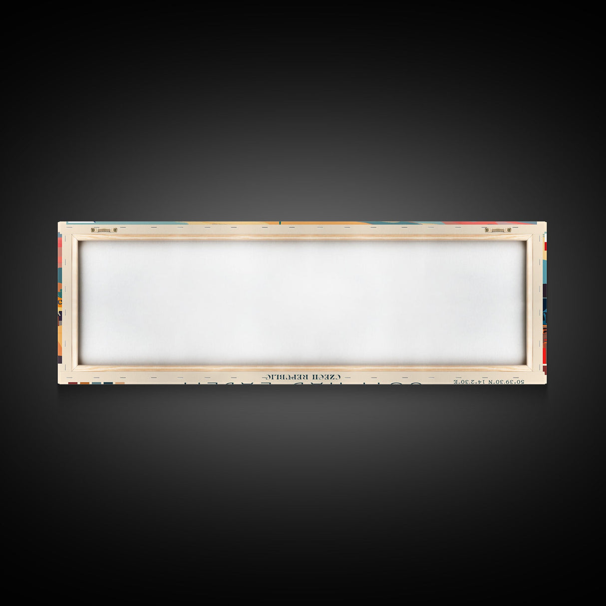 ÚstÍ nad Labem Czech Republic Wall Art, Panoramic Travel Poster, Panoramic Framed Canvas Print, City Wall Art, Wall Hanging Home Decor, Travel Art