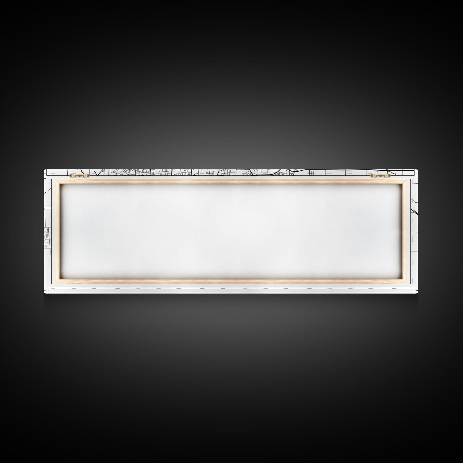 Panoramic Fort Wayne City Map, Indiana Art, Map Print, Minimalist Wall Art, Canvas Art, Housewarming Gift, Street Map Art, Closing Gift