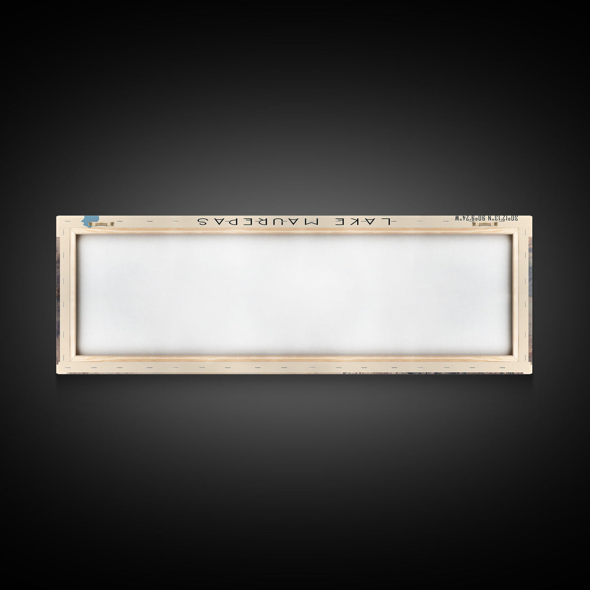 Lake Maurepas Louisiana Framed Canvas Print, Lake House Decor, Panoramic Wall Art, Travel Poster, Stunning Lake Painting, Contemporary Art