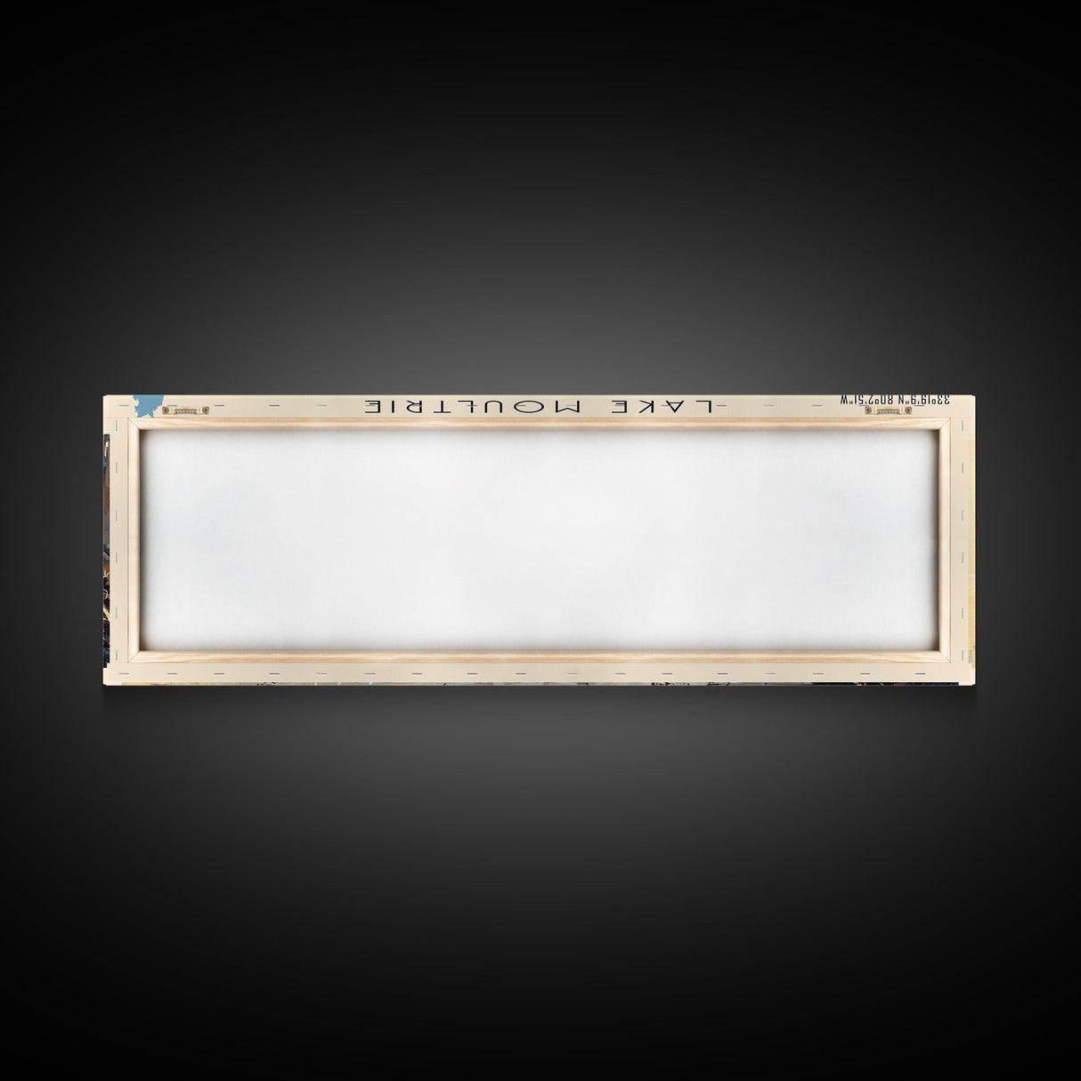 Lake Moultrie Framed Canvas Print, Lake House Decor, Panoramic Wall Art, Travel Poster, Scenic Landscape Painting, Living Room Decor