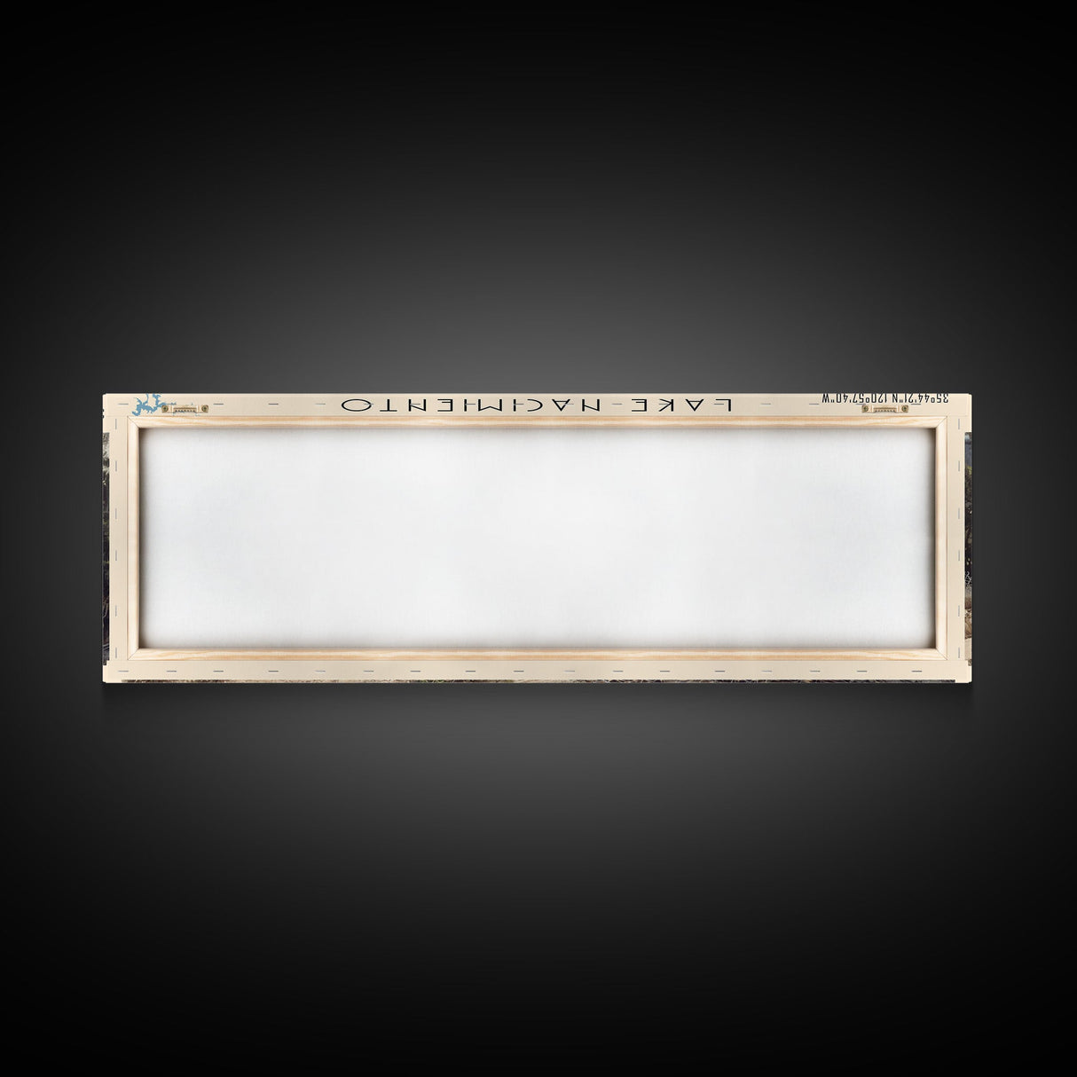 Lake Nacimiento California Framed Canvas Print, Lake House Decor, Panoramic Wall Art, Travel Poster, Beautiful Landscape Painting, Modern Art