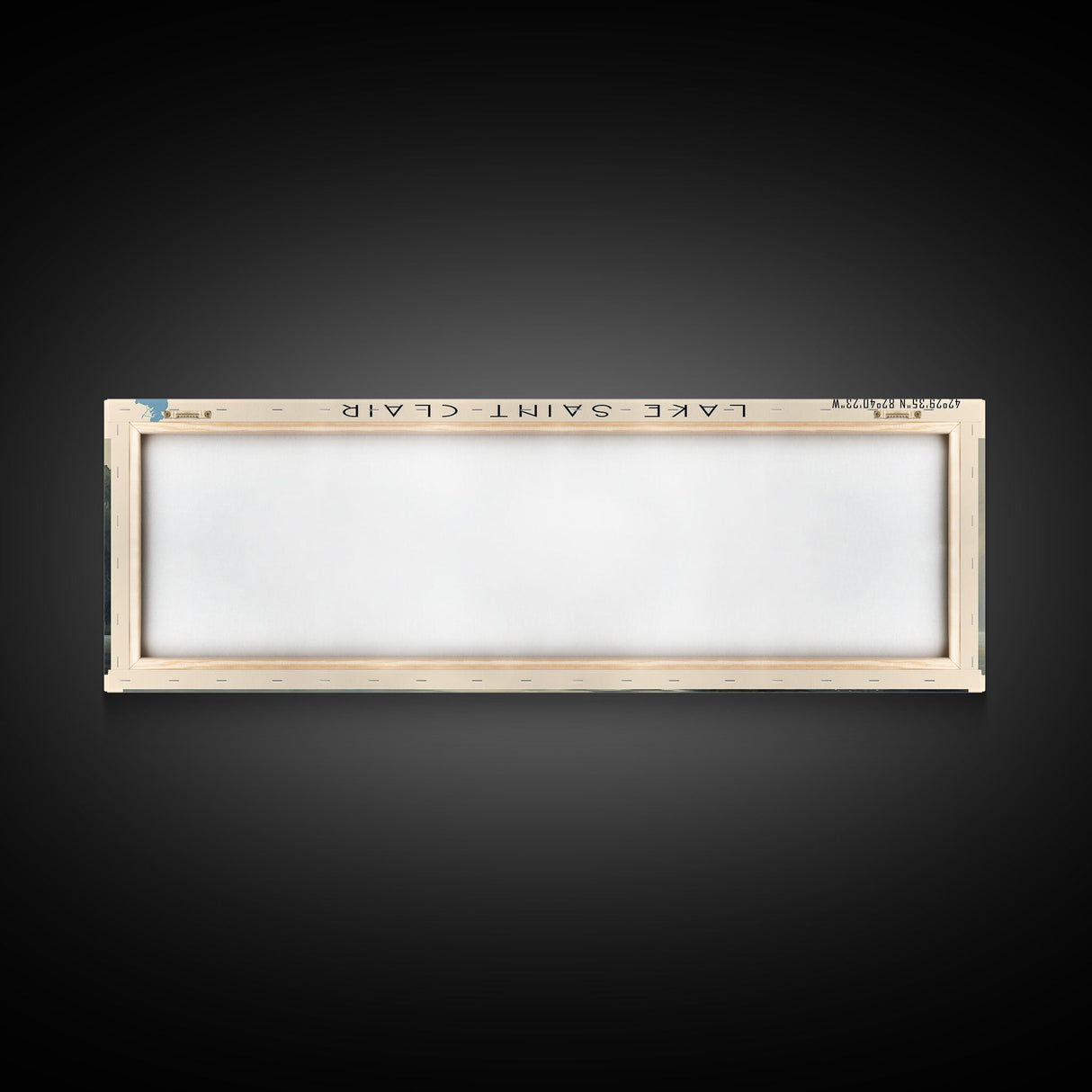 Lake Saint Clair, Boho Art, Travel Poster Art, Wall Art, Home Decor, Nature Scene, Lake Painting, Minimalist Art, Bedroom Decor, Landscape Painting, Travel Print, Framed Canvas Print, Lake House Decor, Panoramic Print