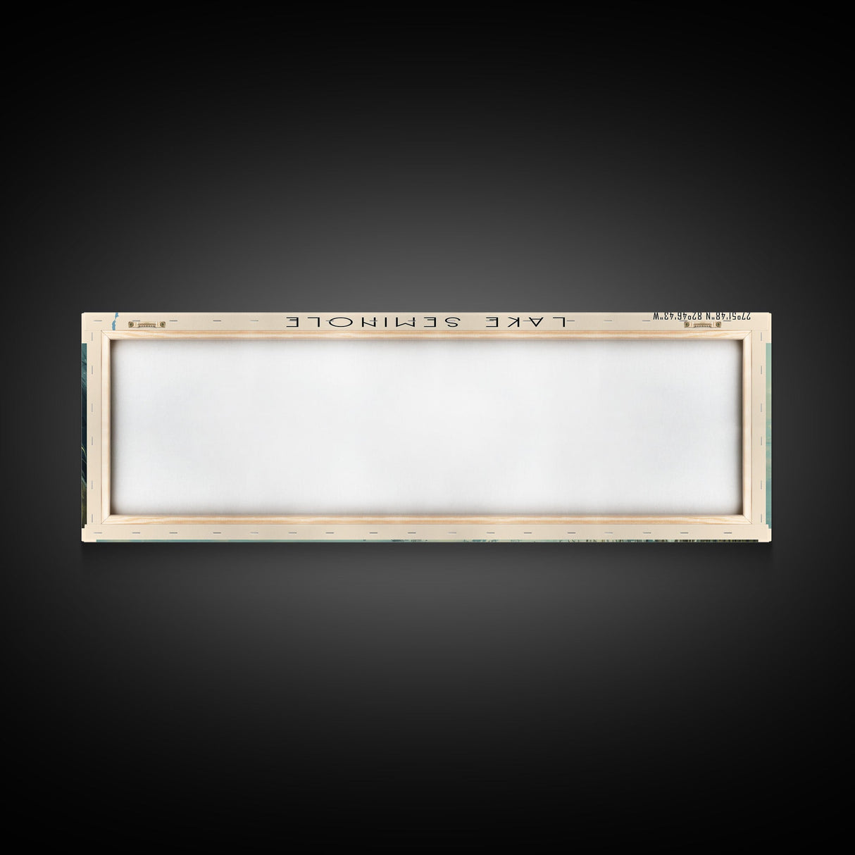 Lake Seminole, Boho Art, Scenic Landscape, Travel Poster Art, Wall Art, Home Decor, Nature Scene, Lake Painting, Minimalist Art, Contemporary Art, Travel Print, Framed Canvas Print, Lake House Decor, Panoramic Print