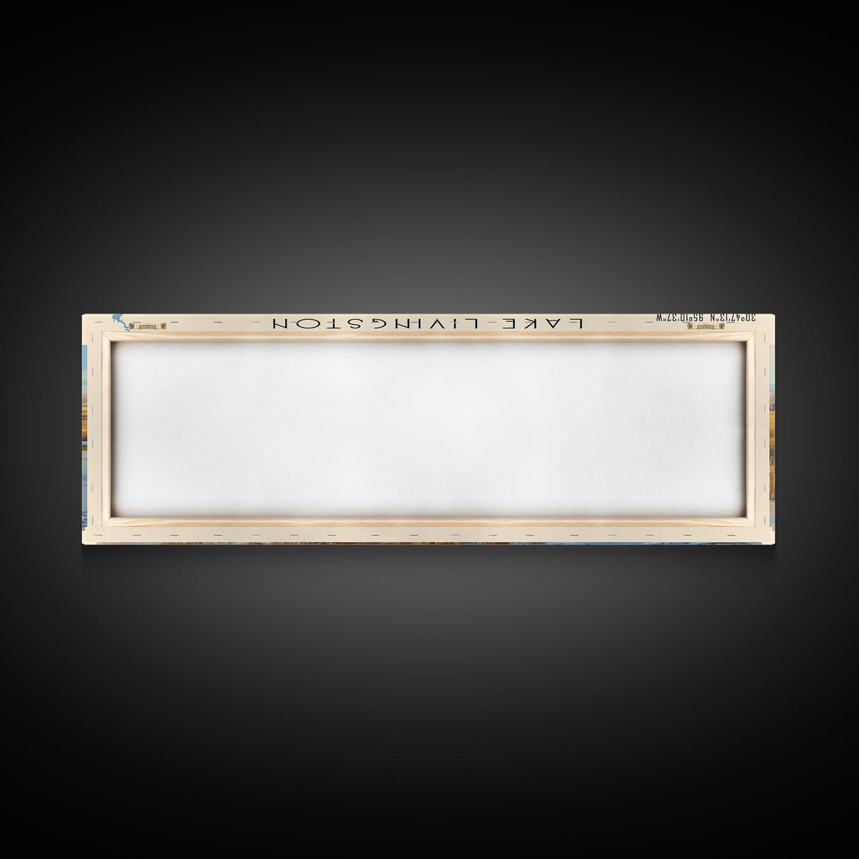 Livingston Framed Canvas Print, Lake House Decor, Panoramic Wall Art, Travel Poster, Beautiful Landscape Painting, Modern Art