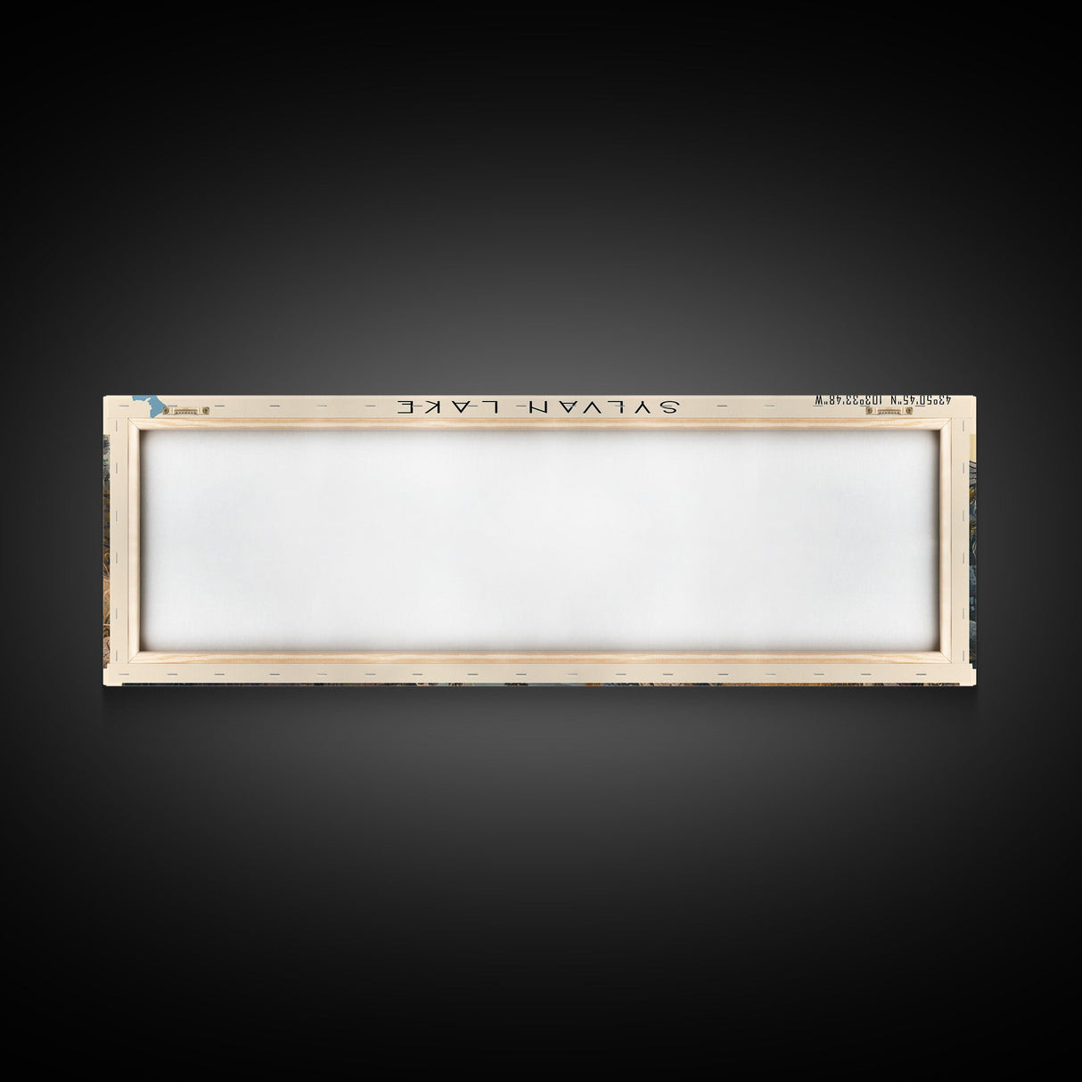 Sylvan Lake South Dakota Panoramic Wall Art, Framed Canvas Print, Lake House Decor, Travel Poster, Scenic Lake Scene, Living Room Decor