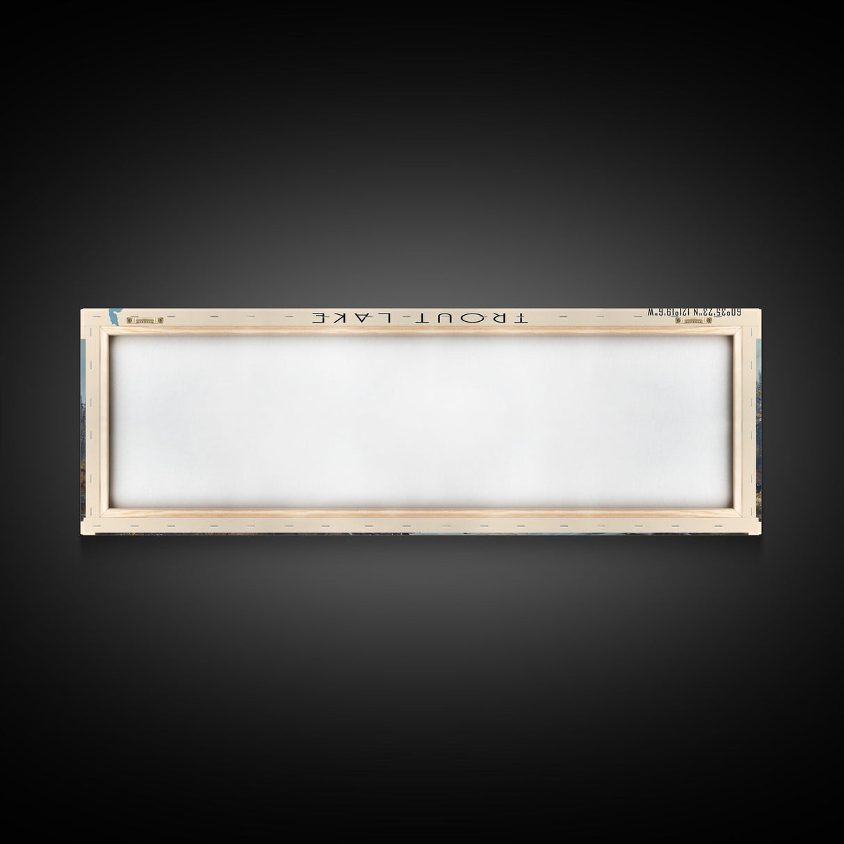 Trout Lake Canada Northwest Territories Panoramic Wall Art, Framed Canvas Print, Lake House Decor, Travel Poster, Beautiful Lake Scene, Home Decor