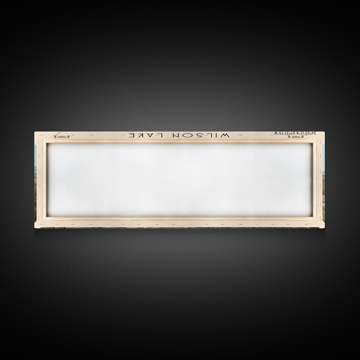 Wilson Lake Arizona Panoramic Wall Art, Framed Canvas Print, Lake House Decor, Travel Poster, Scenic Lake Scene, Bedroom Art