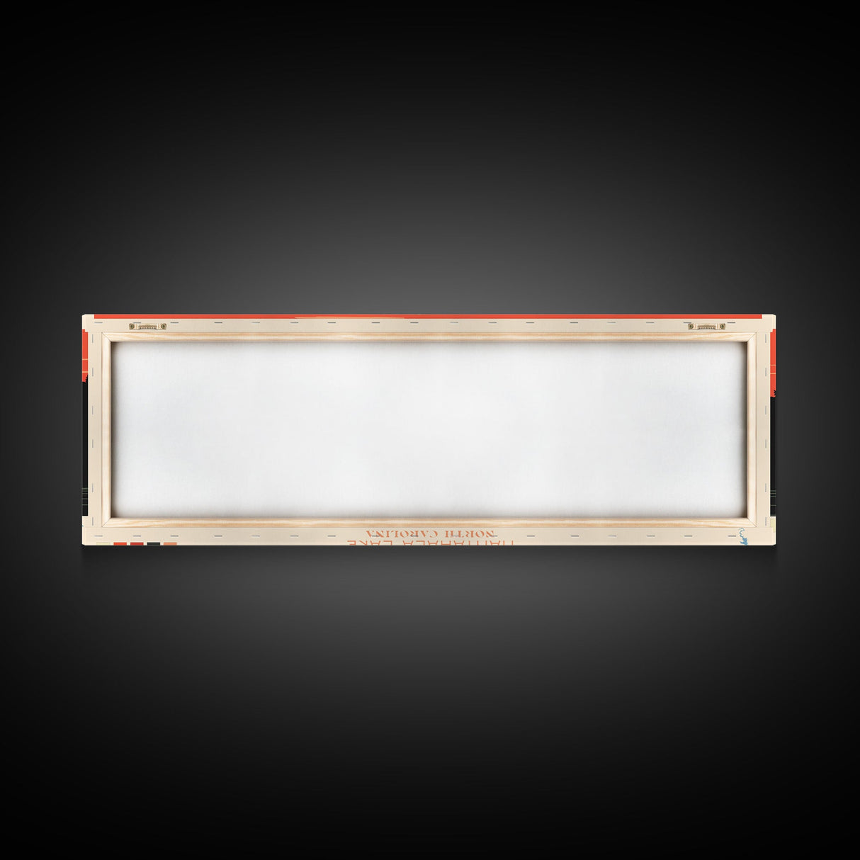 Nantahala Lake, North Carolina Framed Canvas Print, Panoramic Wall Art, Midcentury Modern, Pop Art, Home Decor, Travel Poster, Bedroom Art