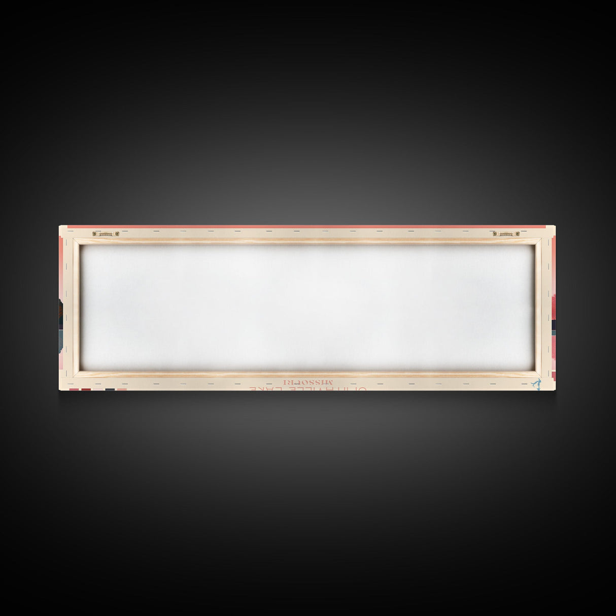 Smithville Lake, Missouri Framed Canvas Print, Lake House Art, Midcentury Modern Decor, Pop Art, Travel Poster, Living Room Wall Art