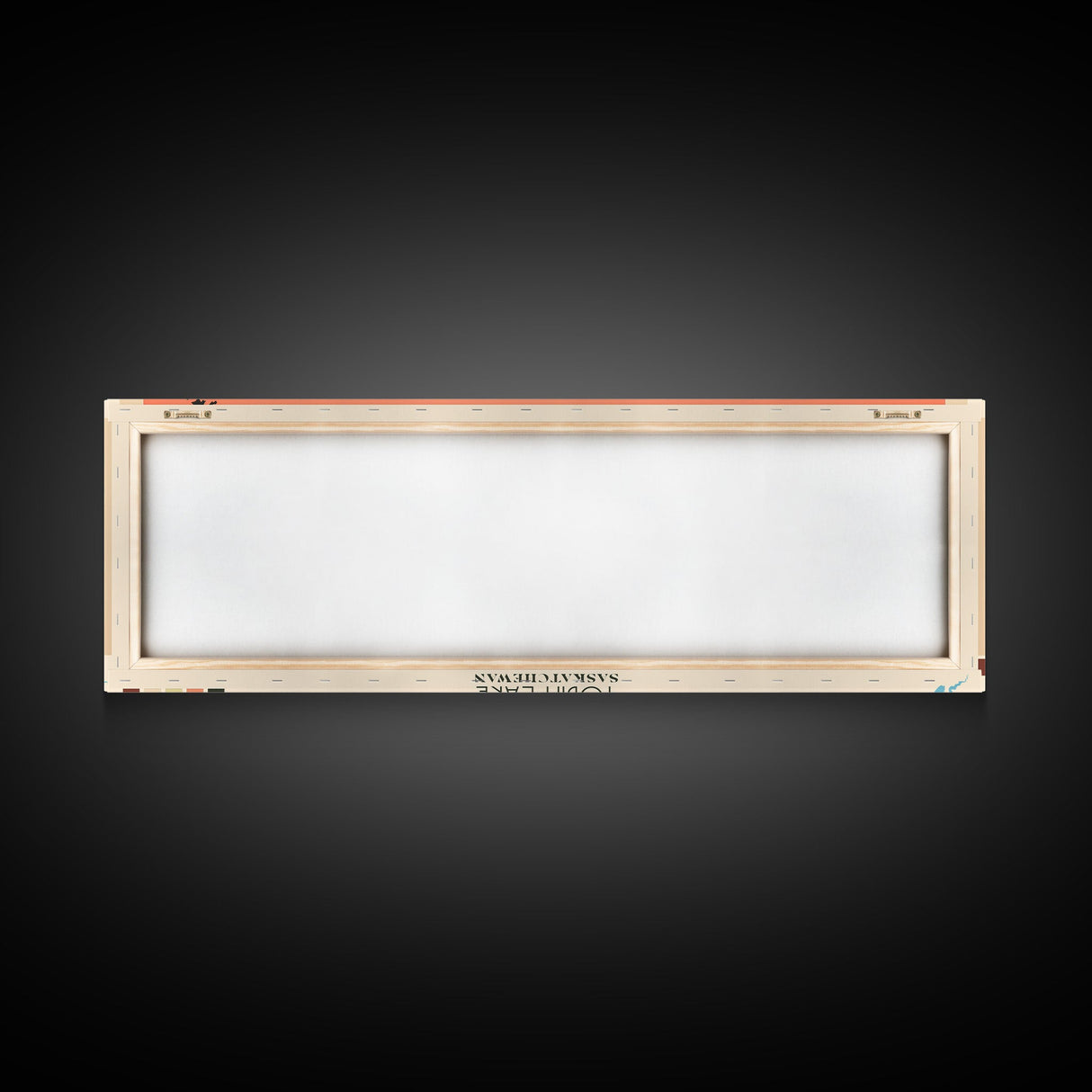 Tobin Lake, Saskatchewan Framed Canvas Print, Lake House Art, Midcentury Modern Decor, Pop Art, Travel Poster, Bedroom Wall Art