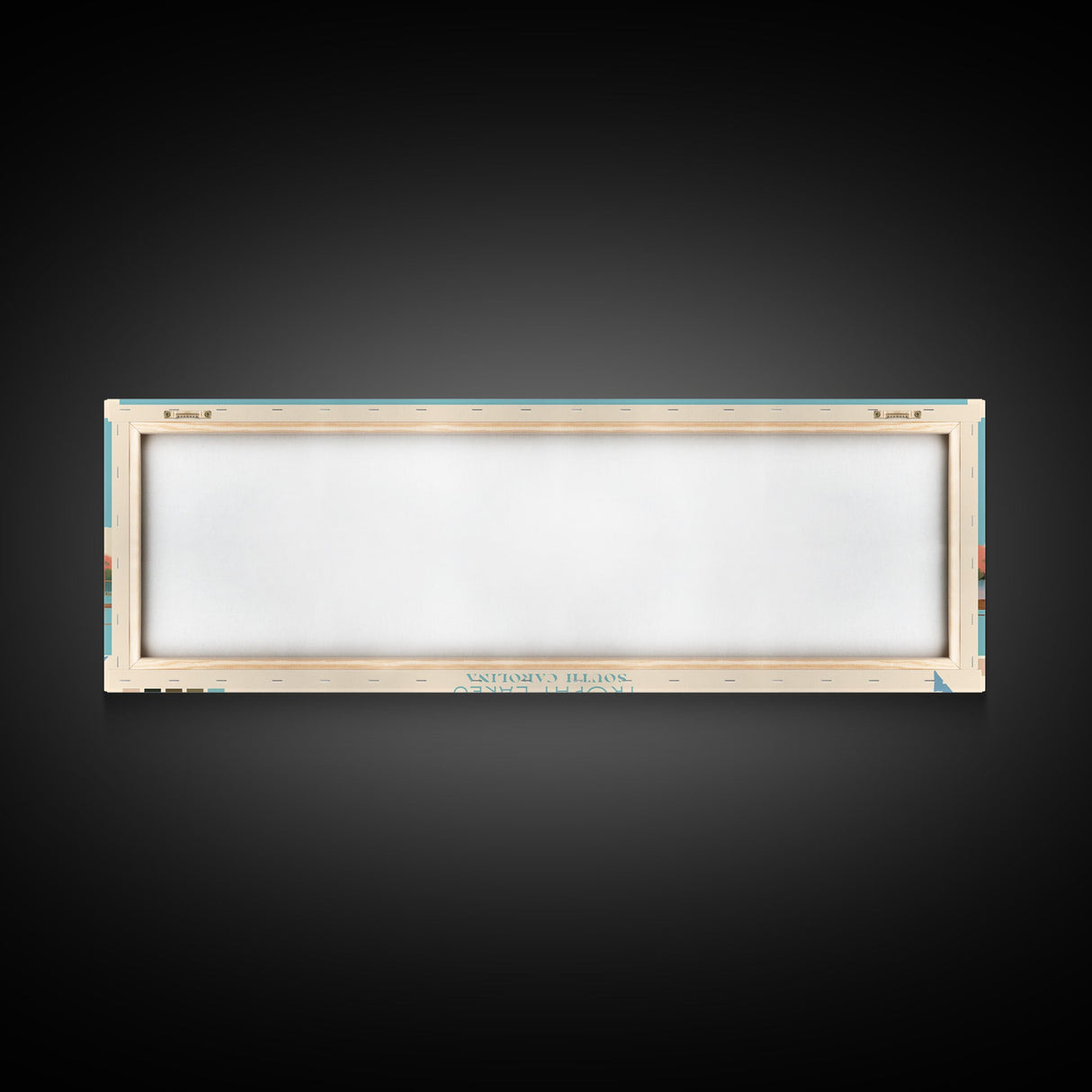 Trophy Lakes, South Carolina Framed Canvas Print, Lake House Decor, Midcentury Modern Art, Pop Art, Travel Poster, Living Room Wall Art