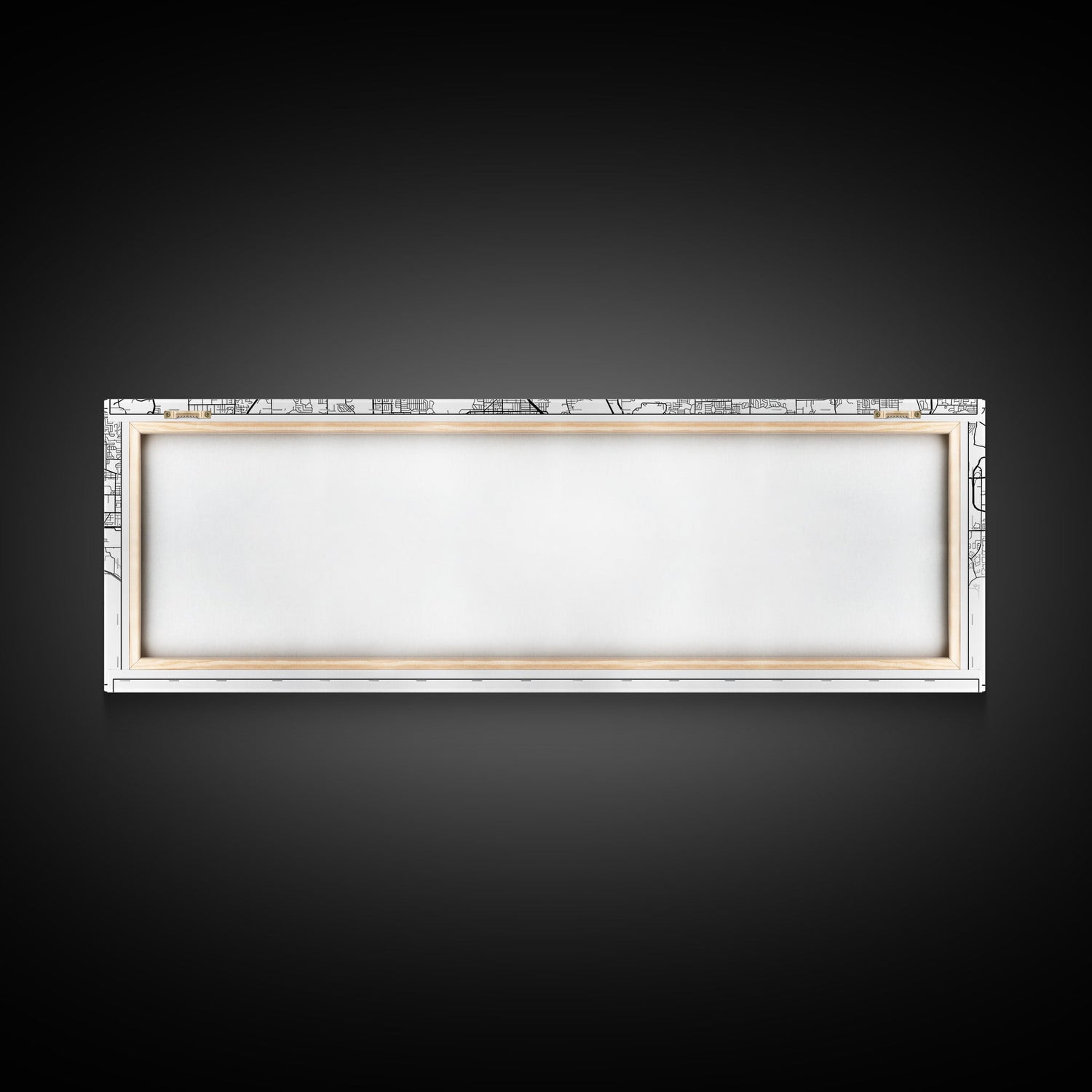 Panoramic Orlando City Map, Florida Art, Map Print, Minimalist Wall Art, Canvas Art, Housewarming Gift, Street Map Art, Closing Gift