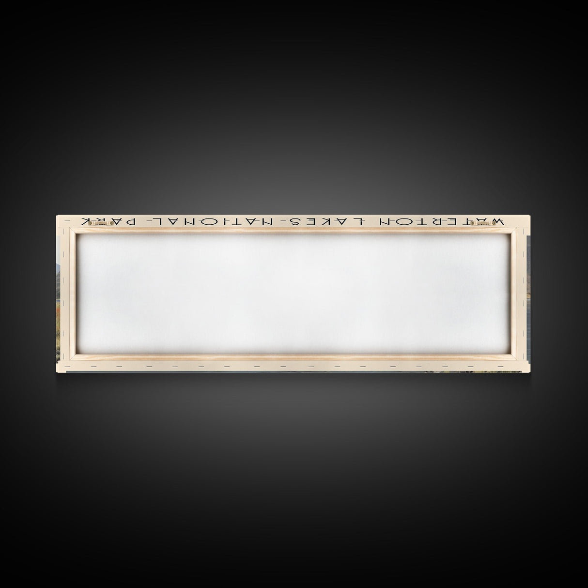 Waterton Lakes National Park Travel Print Wall Art, Travel Poster Print, Retro Style COUNTRY Home Decor, Wall Hanging, Travel Gift Idea, Unique Metal Art