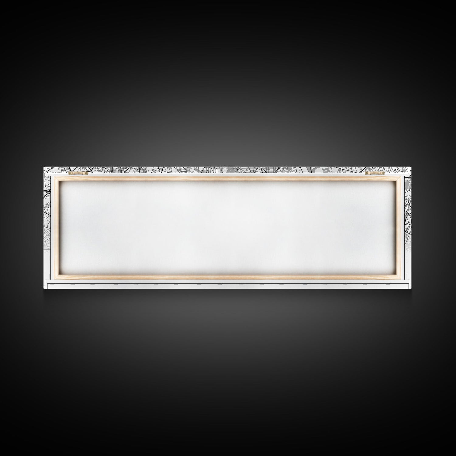 Panoramic Washington City Map, District Of Columbia, Map Print, Minimalist Wall Art, Canvas Art, Housewarming Gift, Street Map, Closing Gift