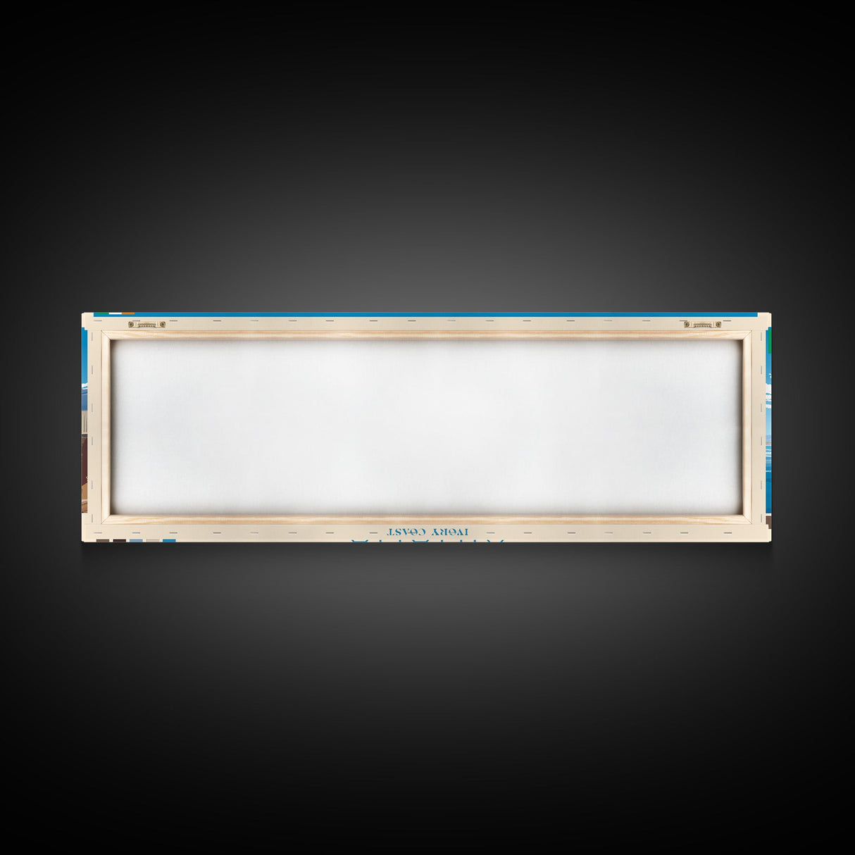 Panoramic Travel Poster Anyama, Ivory Coast Canvas Print, Anyama, Ivory Coast Painting, Ivory Coast Art, Anyama Travel Art, Guest Room Painting