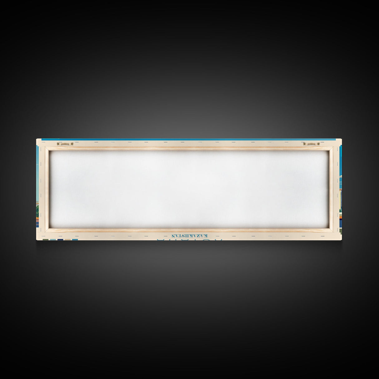 Astana, Kazakhstan Panoramic Travel Poster Canvas Print, Astana, Kazakhstan Painting, Kazakhstan Art, Astana Travel Art, Guest Room Painting