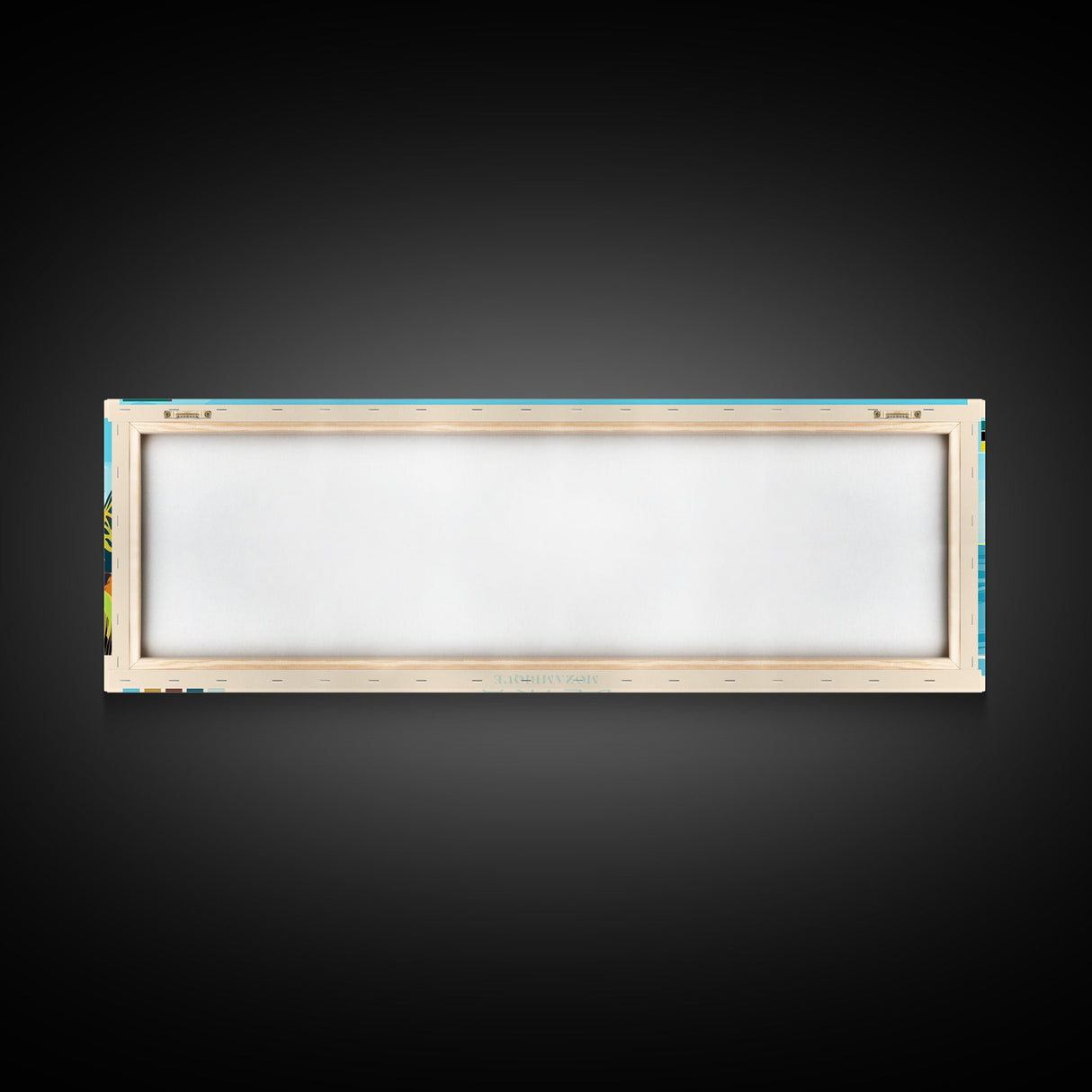 Beira, Mozambique Panoramic Travel Poster Canvas Print, Beira, Mozambique Painting, Mozambique Art, Beira Travel Art, Living Room Painting