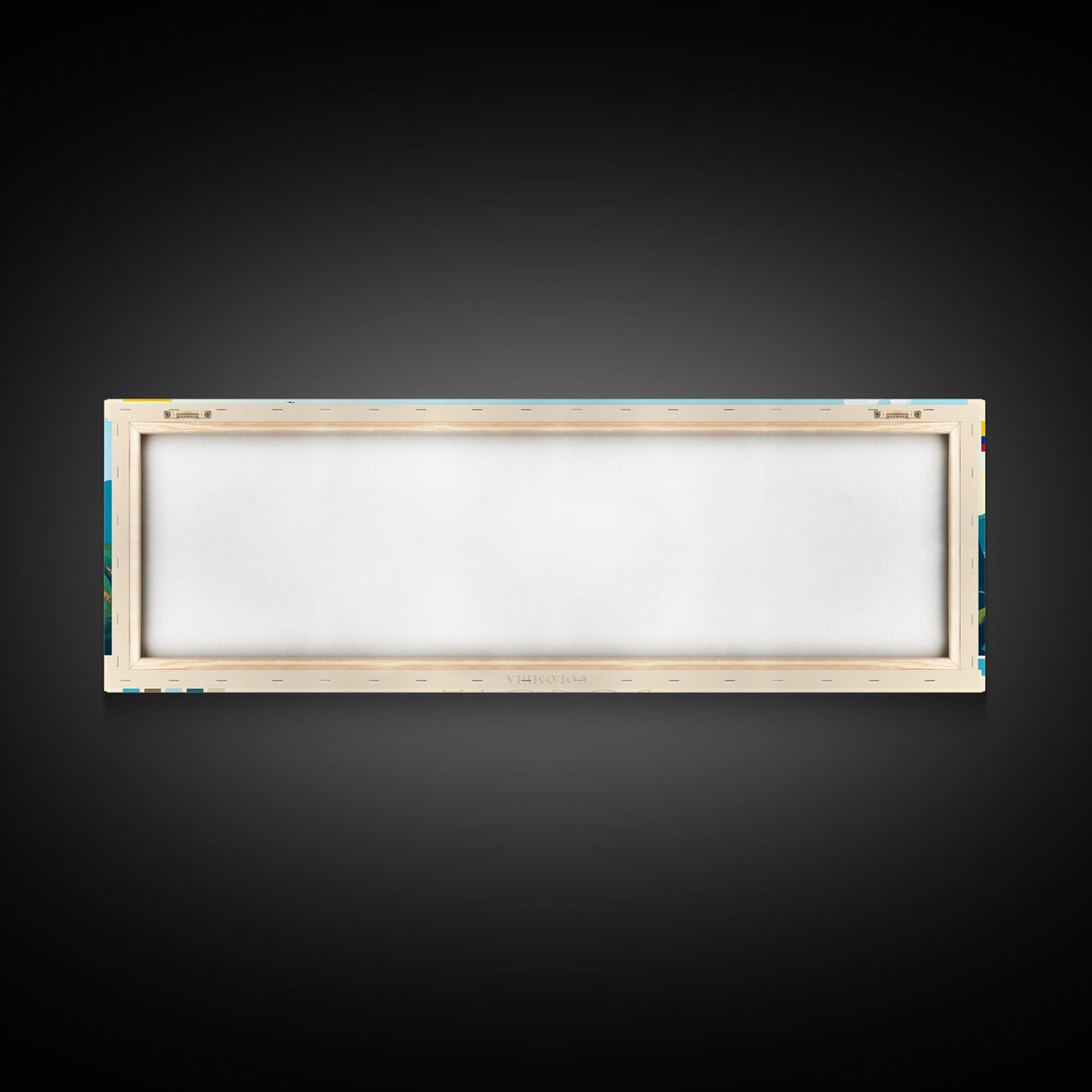 Bogota, Colombia Travel Poster Panoramic Canvas Print, Bogota, Colombia Painting, Colombia Art, Bogota Travel Art, Guest Room Painting