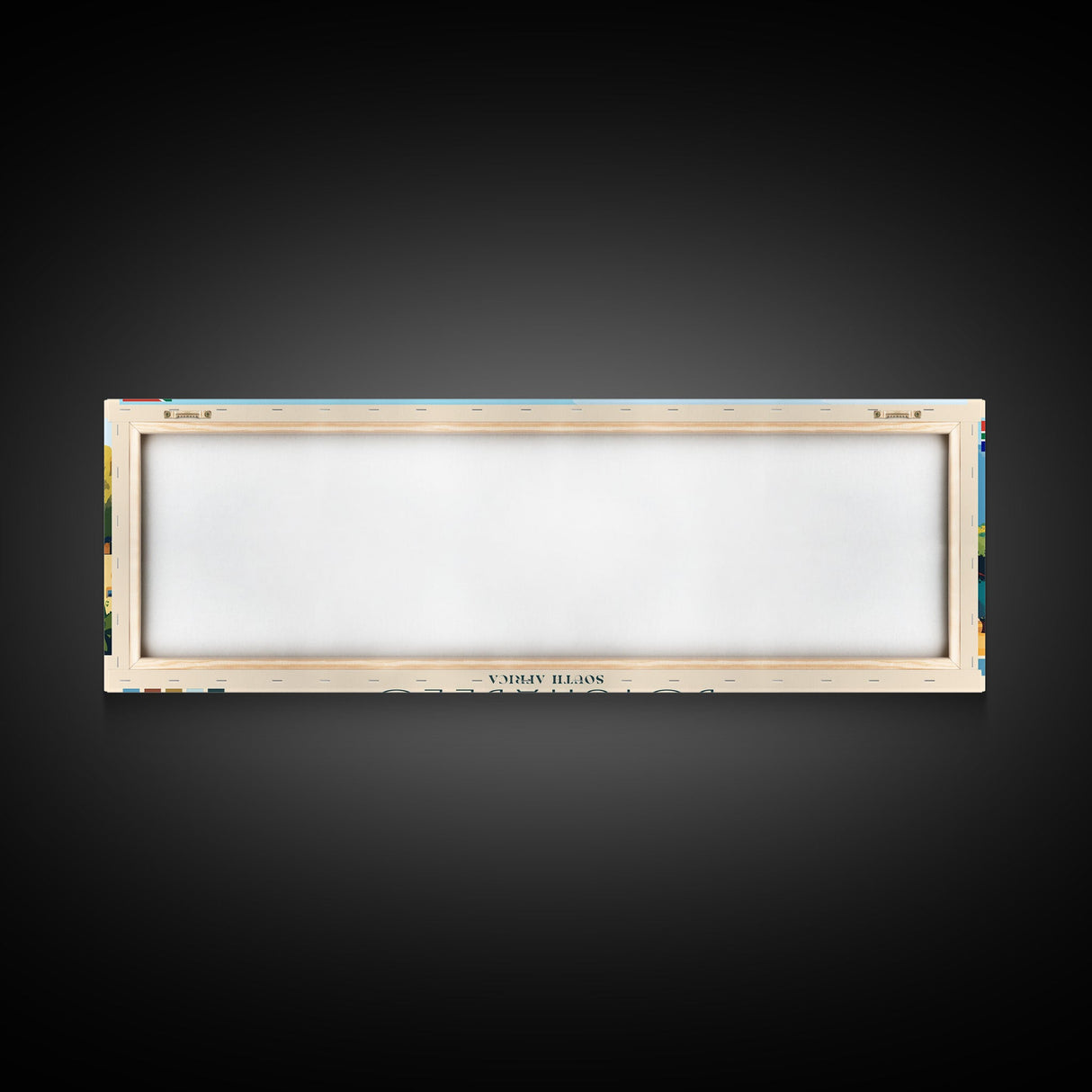 Botshabelo, South Africa Travel Poster Panoramic Canvas Print, Botshabelo, South Africa Painting, South Africa Art, Botshabelo Travel Art, Guest Room Painting