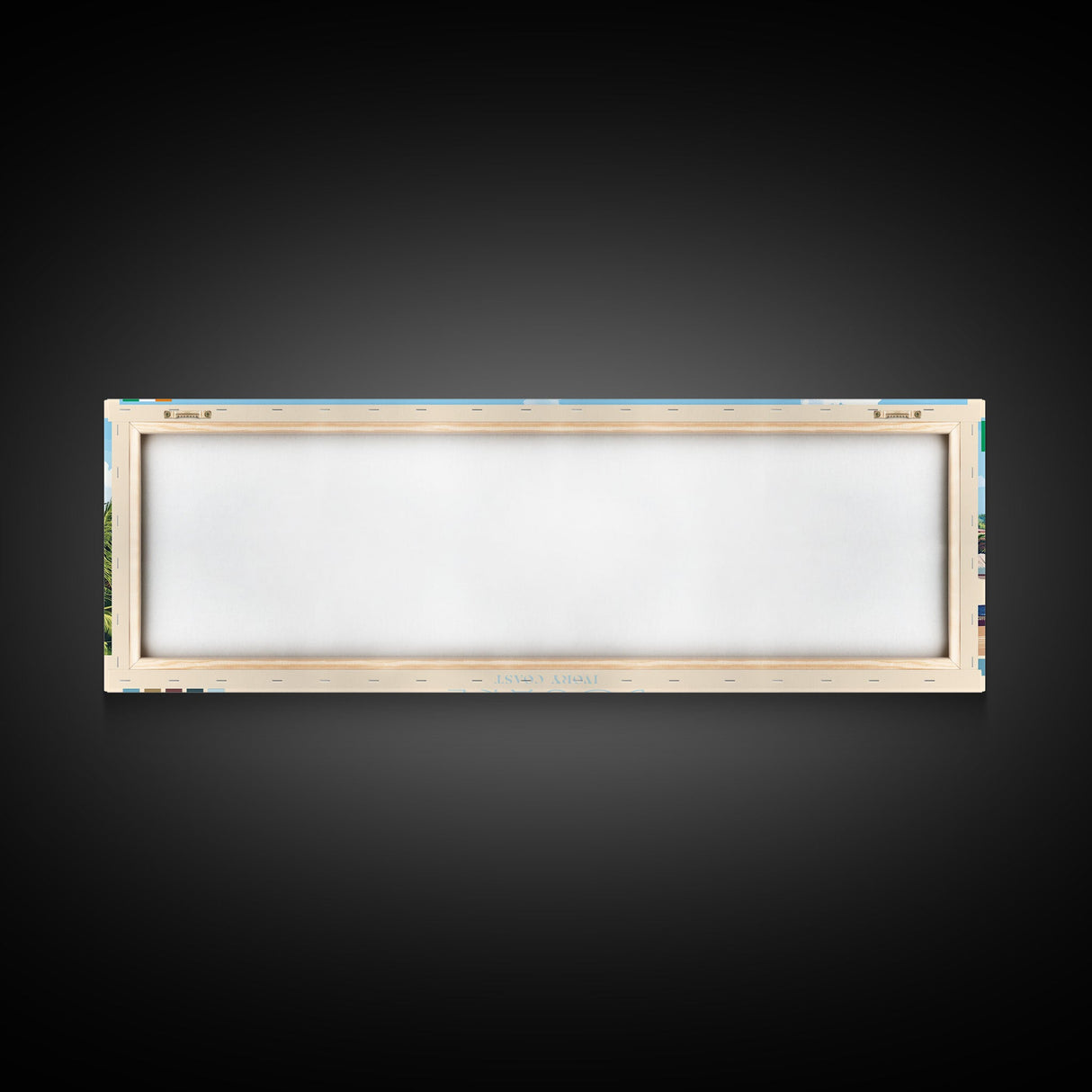 Bouake, Ivory Coast Panoramic Travel Poster Canvas Print, Bouake, Ivory Coast Painting, Ivory Coast Art, Bouake Panoramic Travel Art, Travel Painting