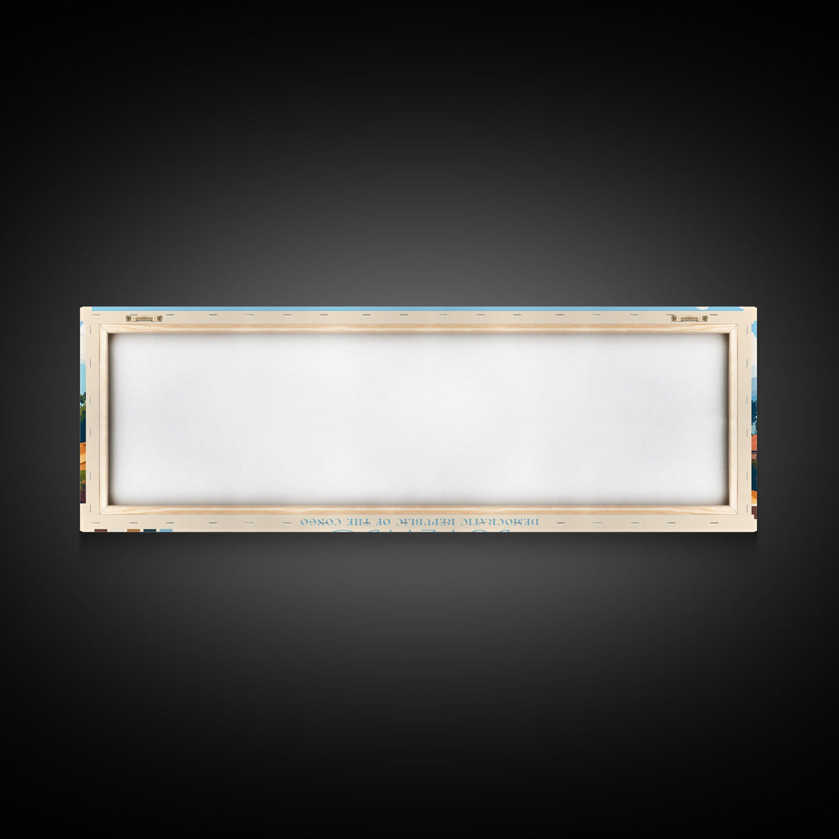 Butembo, Congo Panoramic Travel Poster Canvas Print, Butembo, Congo Painting, Congo Art, Butembo Panoramic Travel Art, Travel Painting