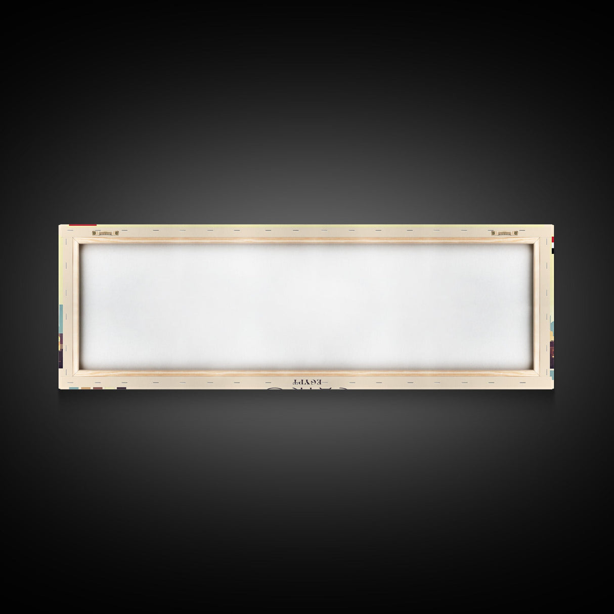 Cairo, Egypt Panoramic Travel Poster Canvas Print, Cairo, Egypt Painting, Egypt Art, Cairo Panoramic Travel Art, Travel Painting