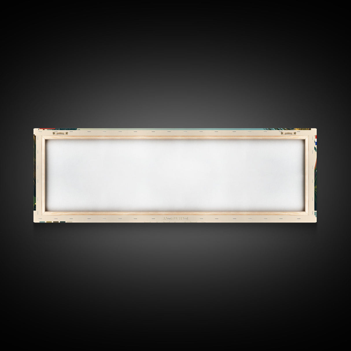 Capiata, Paraguay Panoramic Travel Poster Canvas Print, Capiata, Paraguay Painting, Paraguay Art, Capiata Travel Art, Living Room Painting