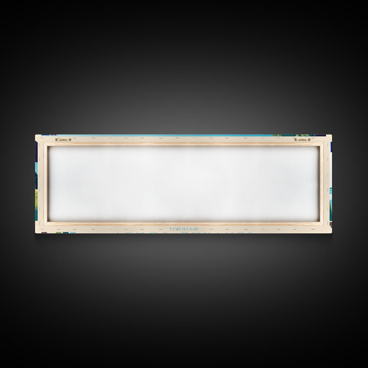 Central Coast, Australia Panoramic Travel Poster Canvas Print, Central Coast, Australia Painting, Australia Art, Central Coast Panoramic Travel Art, Travel Painting