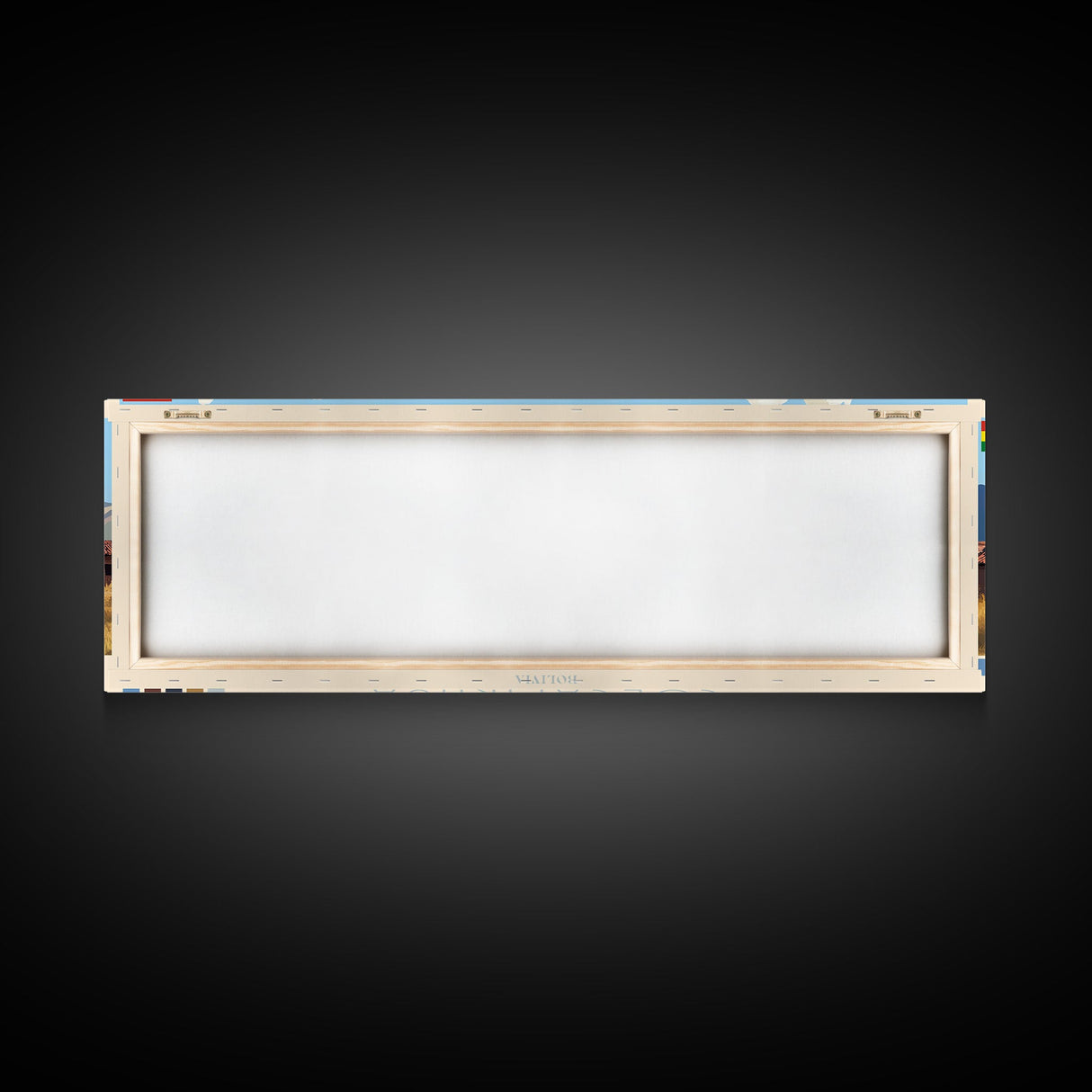 Colcapirhua, Bolivia Travel Poster Panoramic Canvas Print, Colcapirhua, Bolivia Painting, Bolivia Art, Colcapirhua Travel Art, Guest Room Painting