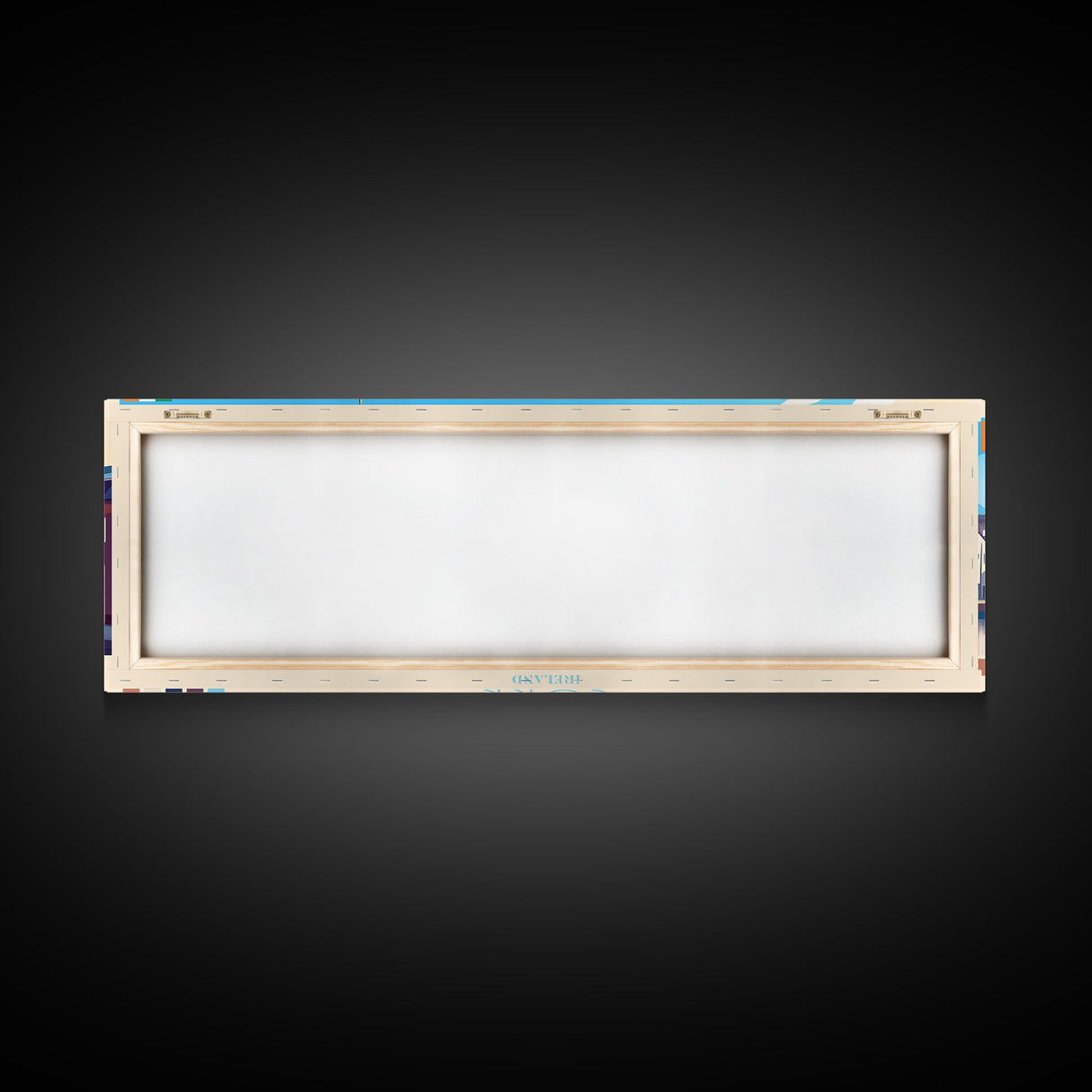 Cork, Ireland Panoramic Travel Poster Canvas Print, Cork, Ireland Painting, Ireland Art, Cork Travel Art, Living Room Painting