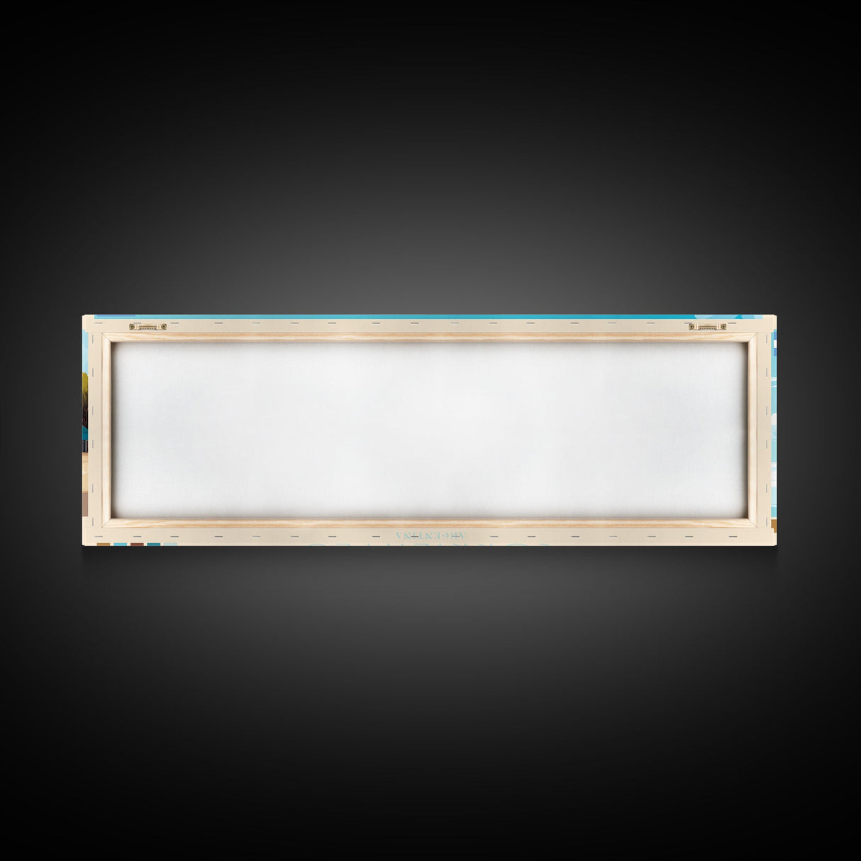 Corrientes, Argentina Travel Poster Panoramic Canvas Print, Corrientes, Argentina Painting, Argentina Art, Corrientes Travel Art, Guest Room Painting