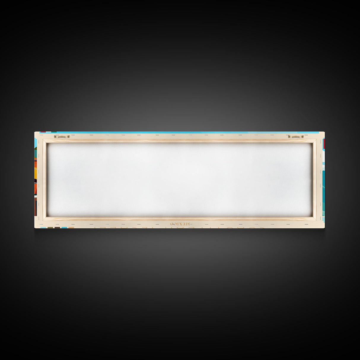 Cuautitlan Izcalli, Mexico Panoramic Travel Poster Canvas Print, Cuautitlan Izcalli, Mexico Painting, Mexico Art, Cuautitlan Izcalli Panoramic Travel Art, Travel Painting