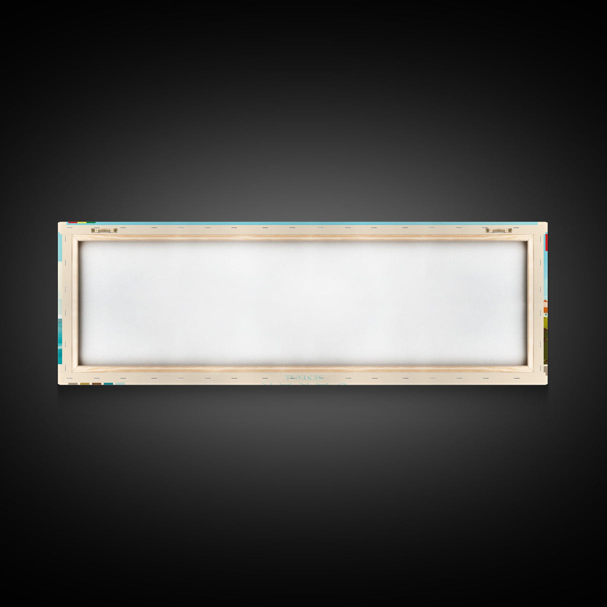 Dakar, Senegal Travel Poster Panoramic Canvas Print, Dakar, Senegal Painting, Senegal Art, Dakar Travel Art, Guest Room Painting