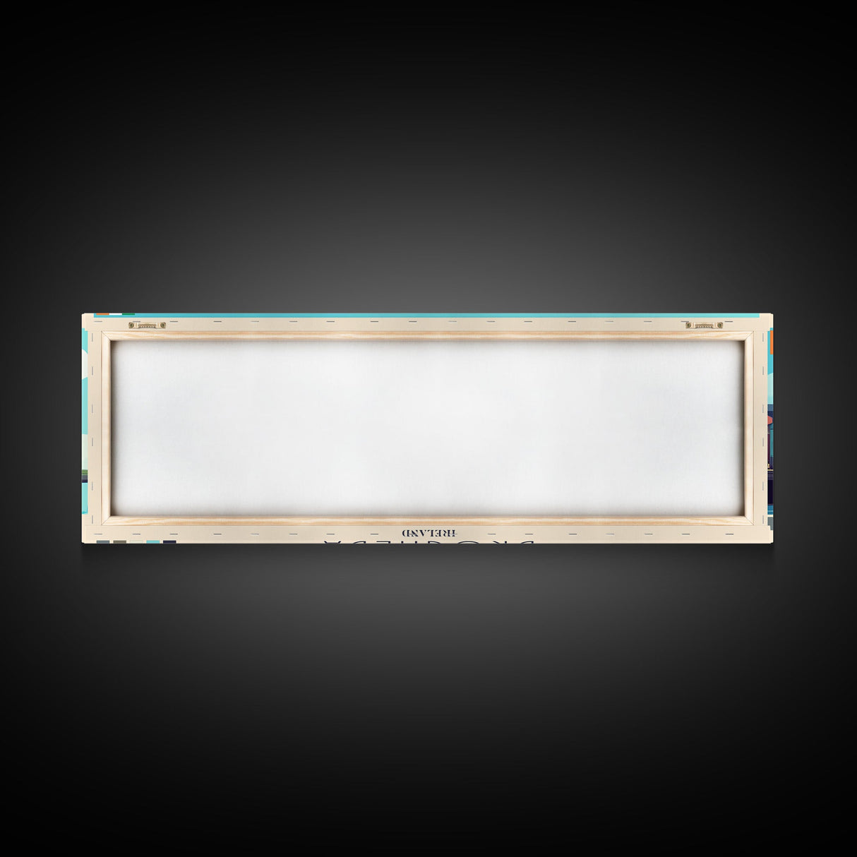 Drogheda, Ireland Panoramic Travel Poster Canvas Print, Drogheda, Ireland Painting, Ireland Art, Drogheda Travel Art, Guest Room Painting