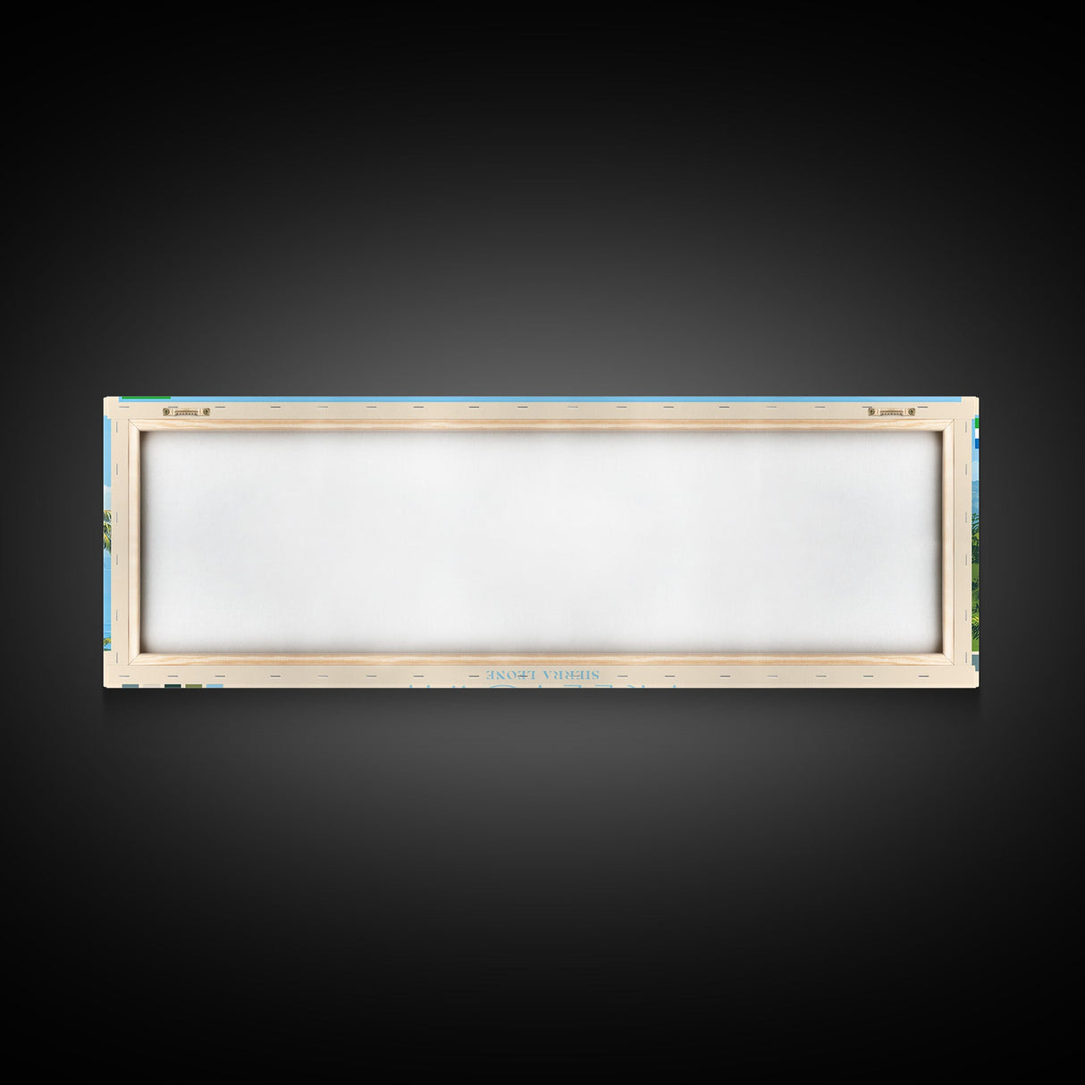 Freetown, Sierra Leone Panoramic Travel Poster Canvas Print, Freetown, Sierra Leone Painting, Sierra Leone Art, Freetown Travel Art, Guest Room Painting