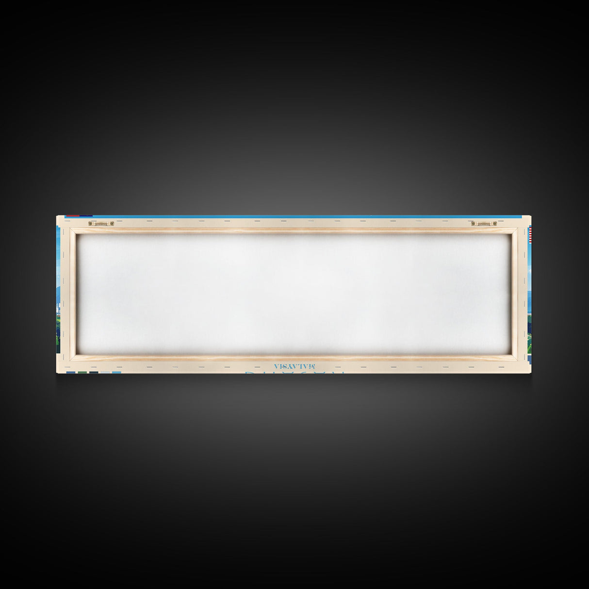 Kajang, Malaysia Panoramic Travel Poster Canvas Print, Kajang, Malaysia Painting, Malaysia Art, Kajang Panoramic Travel Art, Travel Painting