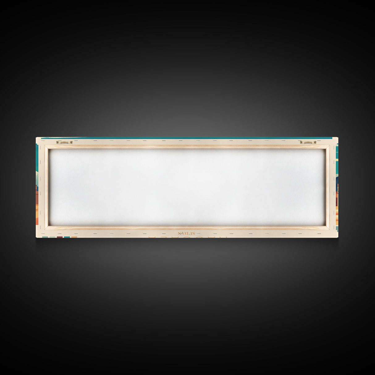 Kassala, Sudan Panoramic Travel Poster Canvas Print, Kassala, Sudan Painting, Sudan Art, Kassala Travel Art, Guest Room Painting