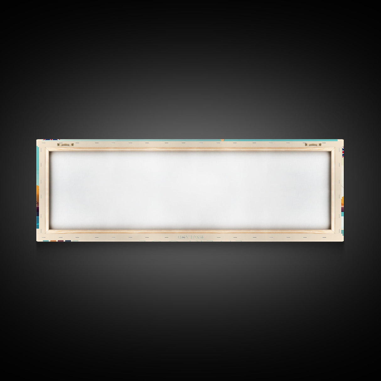 Liverpool, England Panoramic Travel Poster Canvas Print, Liverpool, England Painting, England Art, Liverpool Travel Art, Guest Room Painting