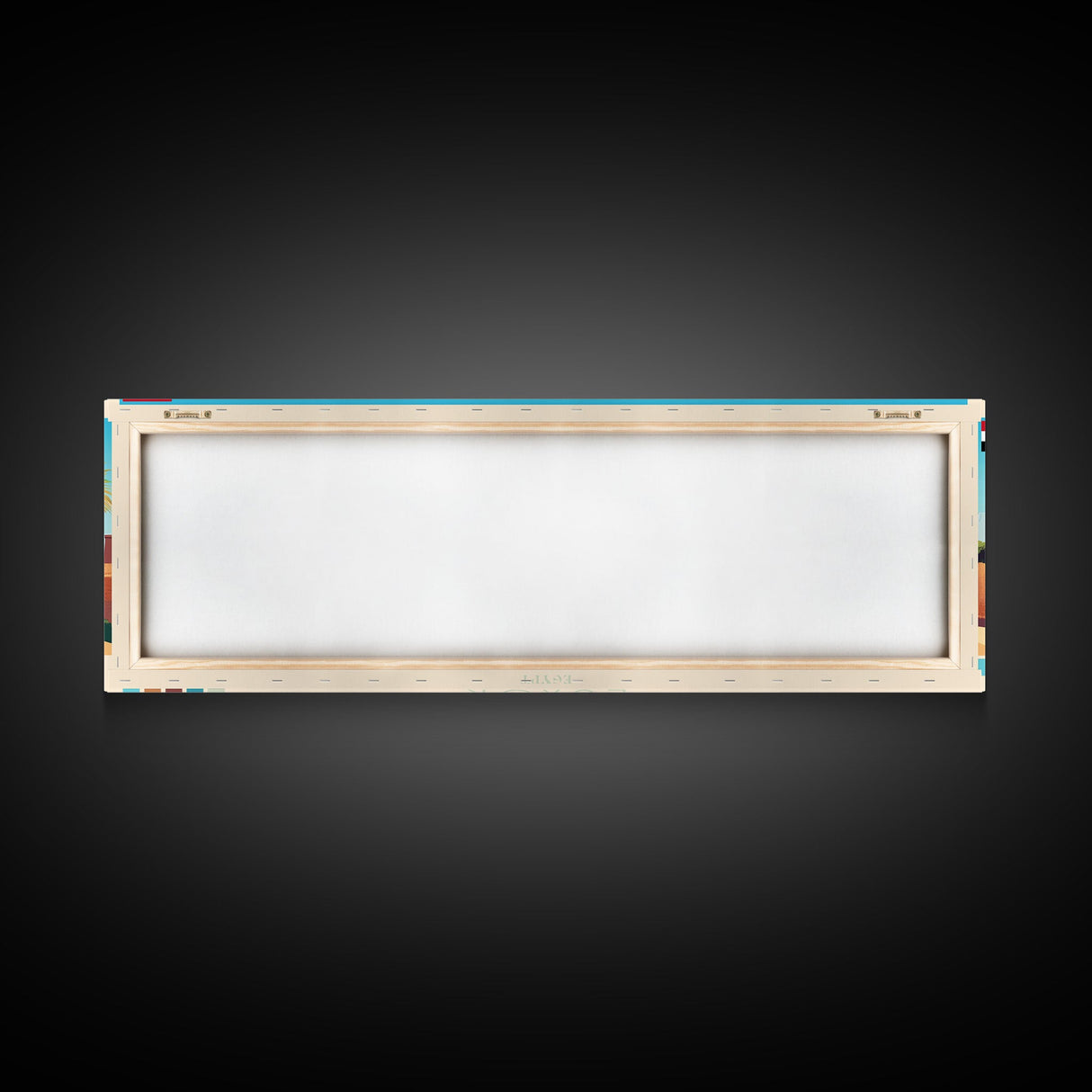 Luxor, Egypt Travel Poster Panoramic Canvas Print, Luxor, Egypt Painting, Egypt Art, Luxor Travel Art, Guest Room Painting