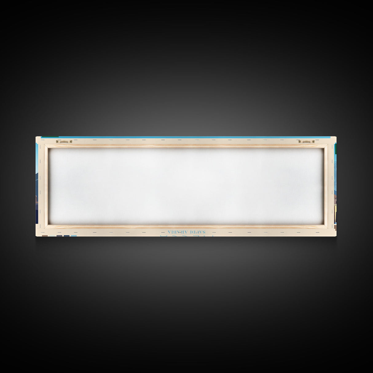 Mecca, Saudi Arabia Travel Poster Panoramic Canvas Print, Mecca, Saudi Arabia Painting, Saudi Arabia Art, Mecca Travel Art, Guest Room Painting