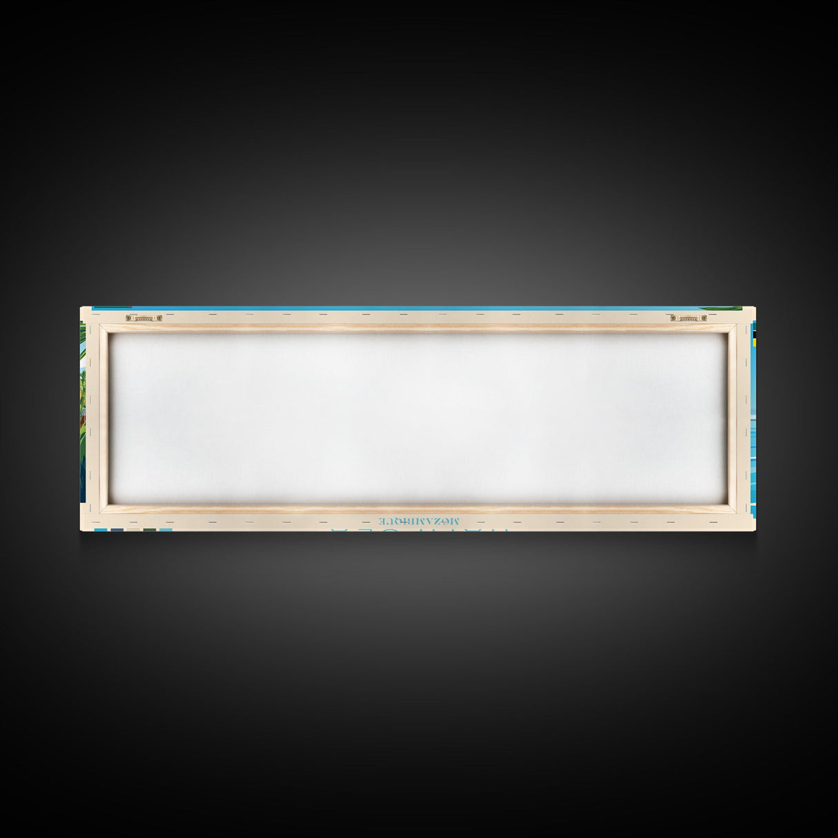 Nampula, Mozambique Panoramic Travel Poster Canvas Print, Nampula, Mozambique Painting, Mozambique Art, Nampula Panoramic Travel Art, Travel Painting