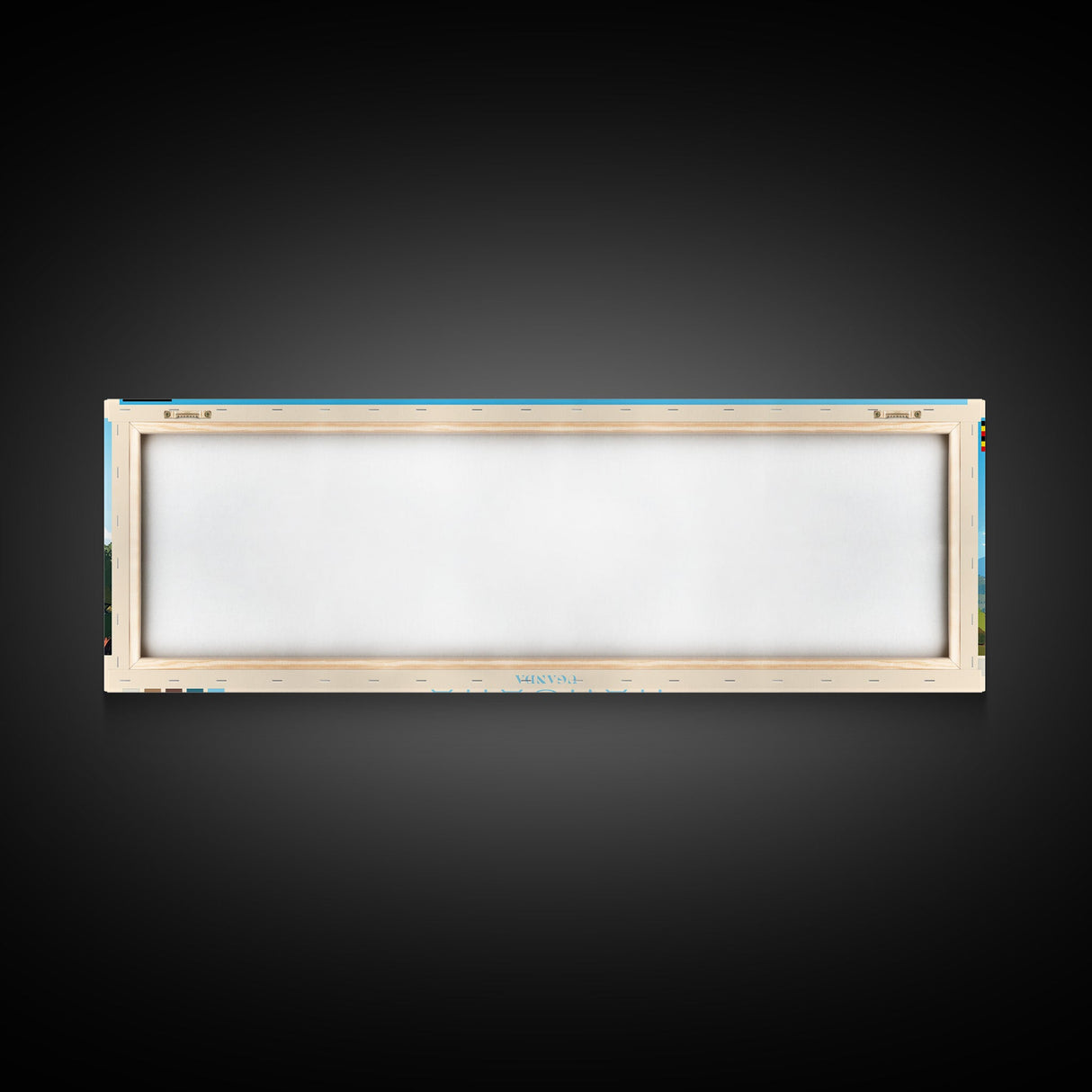 Nansana, Uganda Panoramic Travel Poster Canvas Print, Nansana, Uganda Painting, Uganda Art, Nansana Panoramic Travel Art, Travel Painting