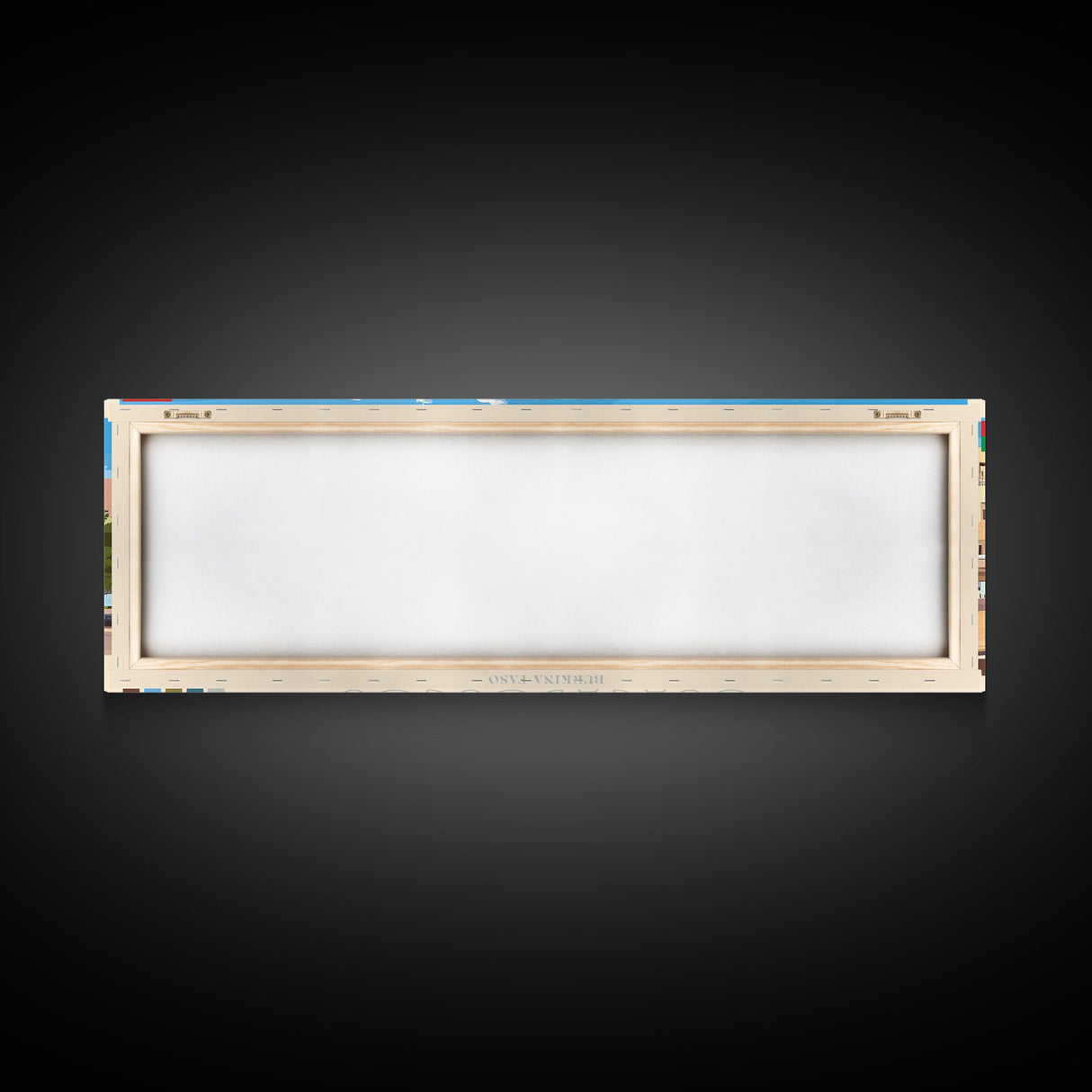 Ouagadougou, Burkina Faso Panoramic Travel Poster Canvas Print, Ouagadougou, Burkina Faso Painting, Burkina Faso Art, Ouagadougou Panoramic Travel Art, Travel Painting