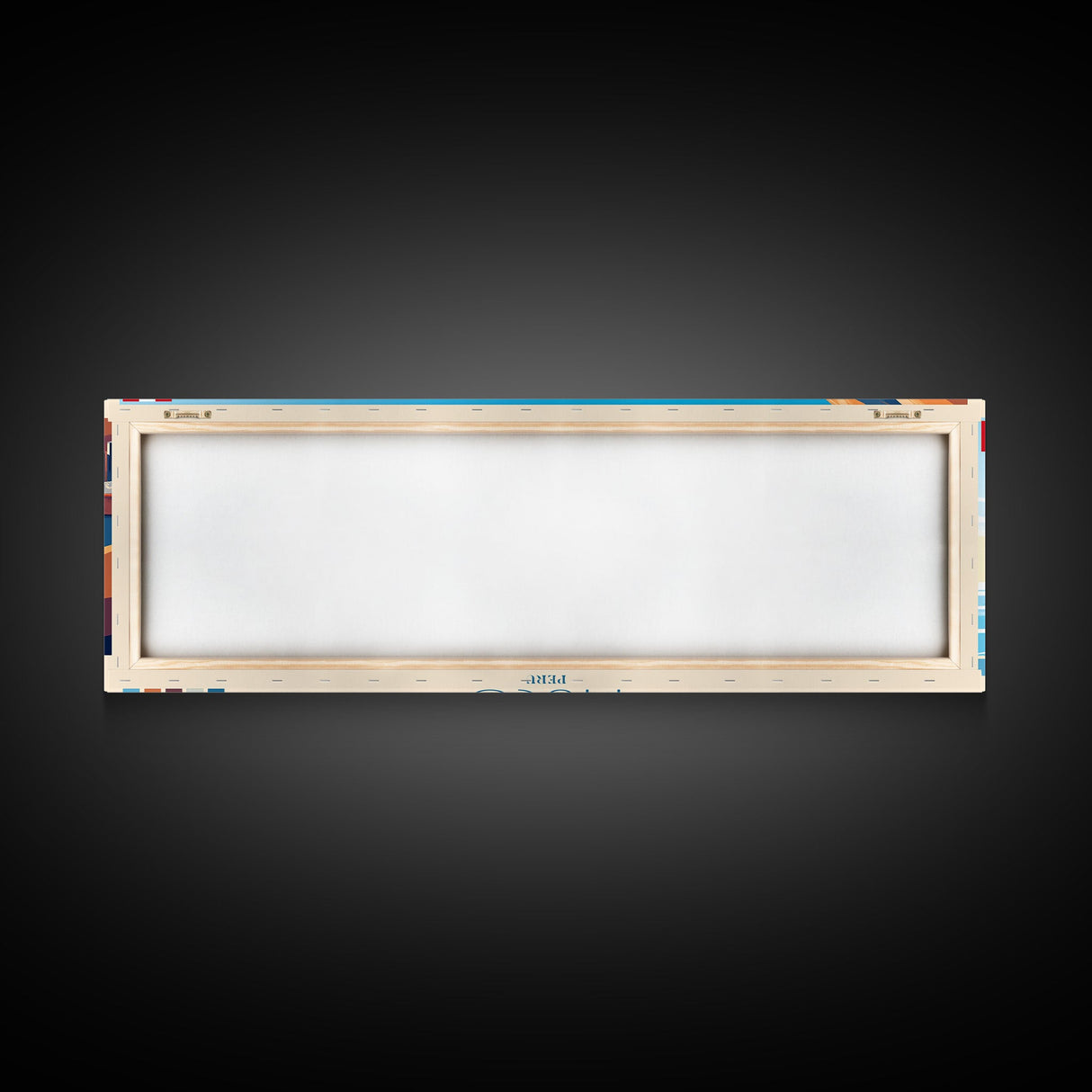 Pisco, Peru Travel Poster Panoramic Canvas Print, Pisco, Peru Painting, Peru Art, Pisco Travel Art, Guest Room Painting